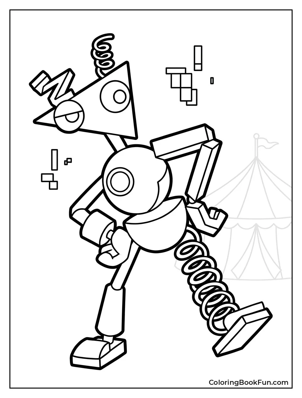 Zooble Standing With Mismatched Limbs