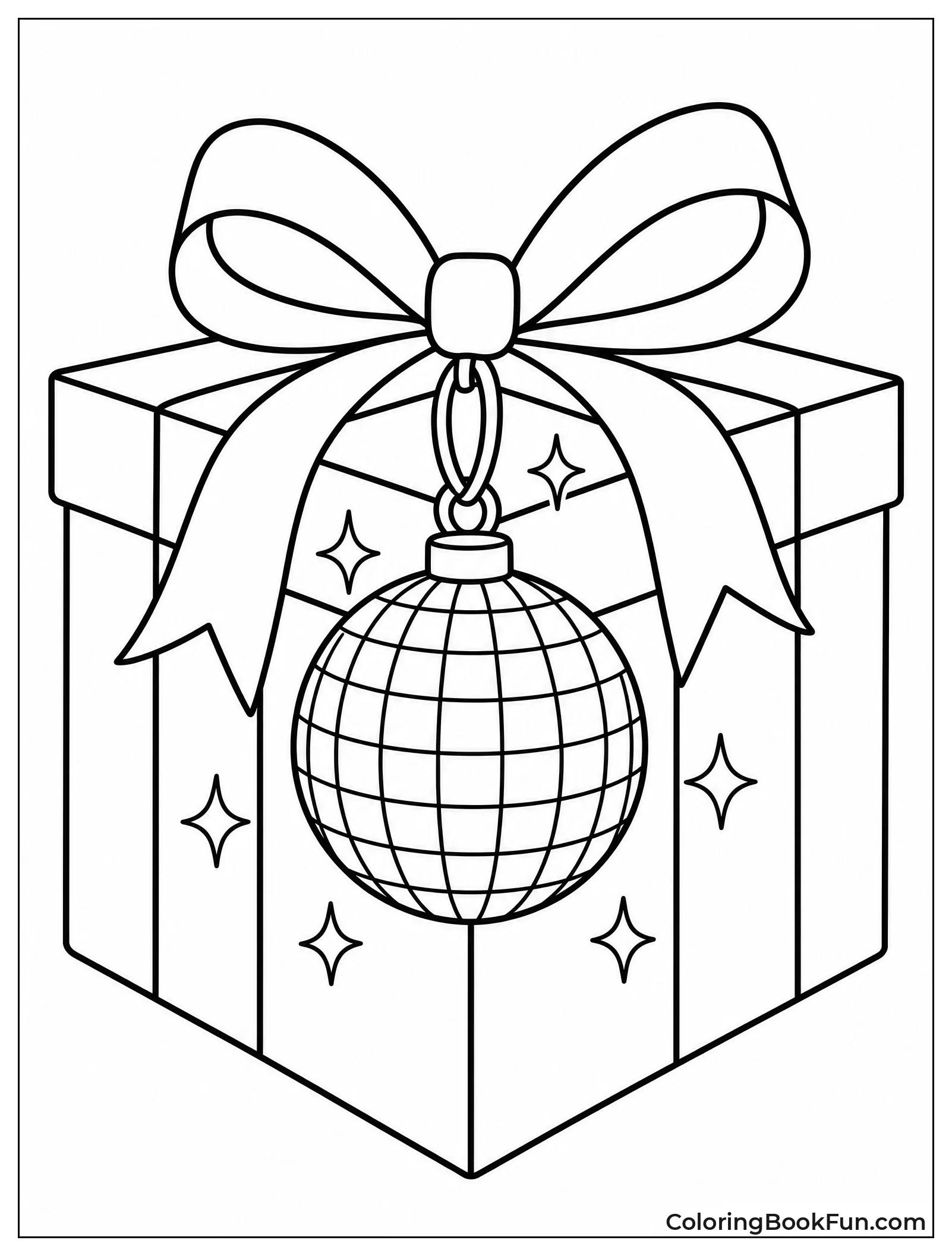 Gift Box with Disco Ball