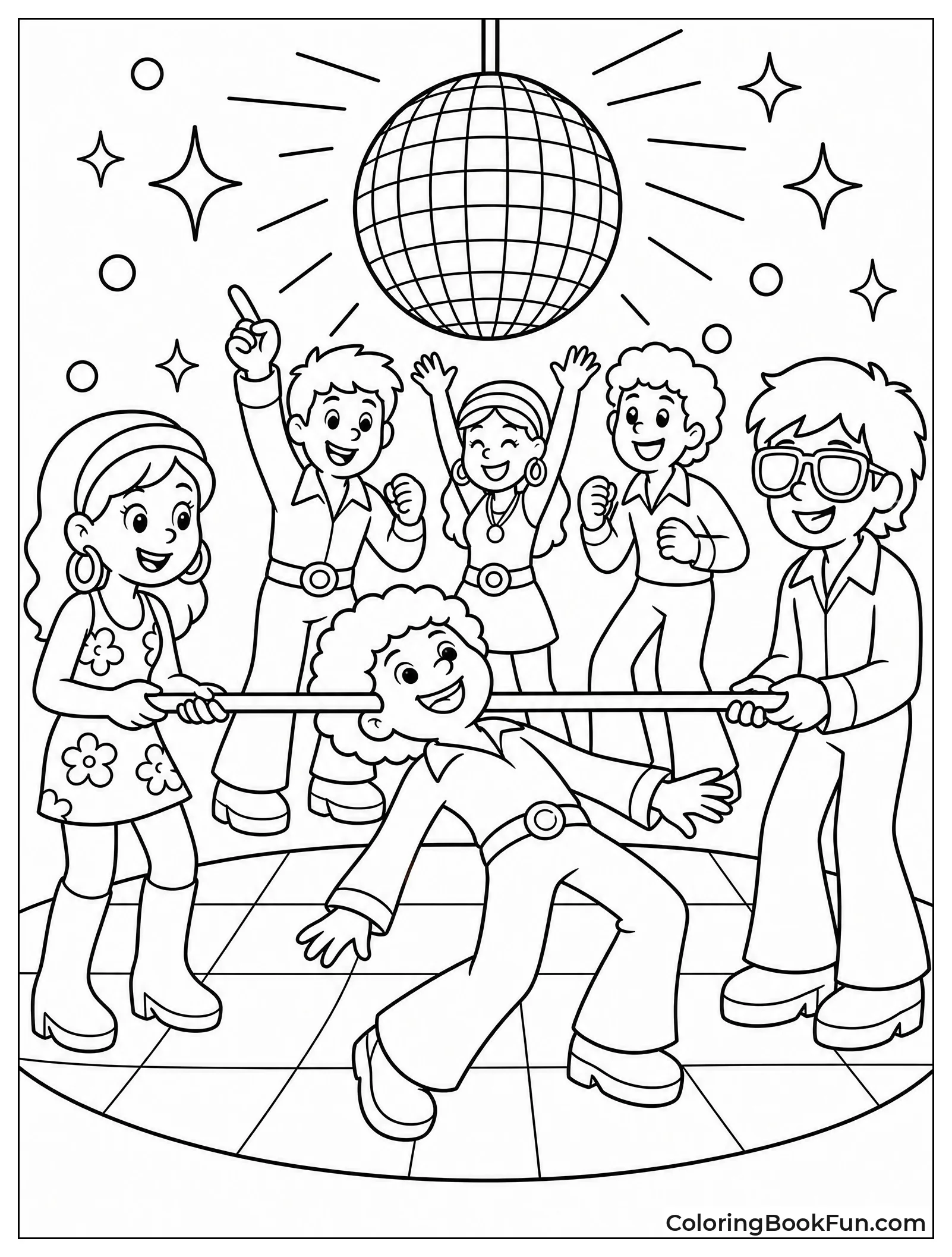 Limbo Game under Disco Ball