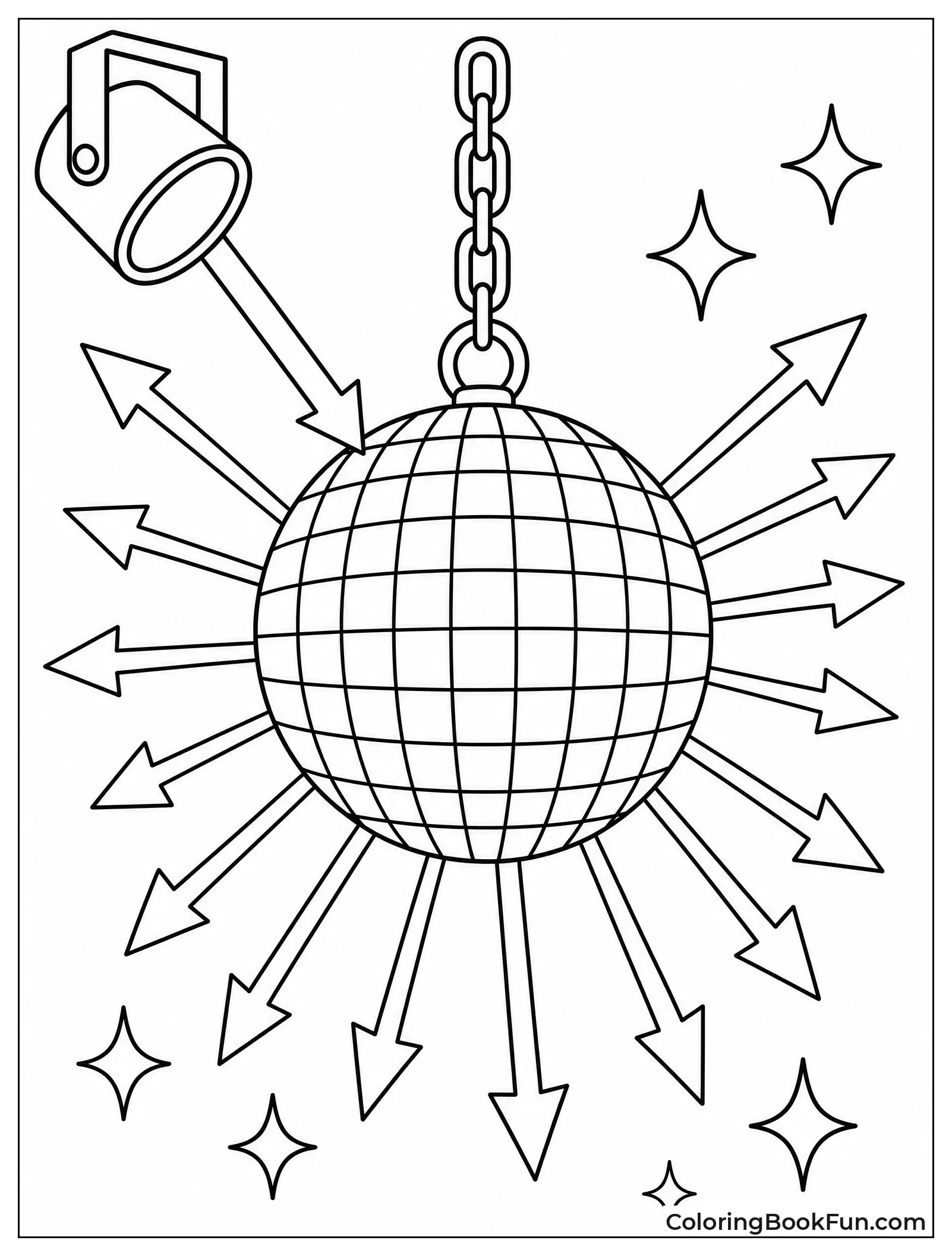 How Disco Ball Reflects Light
