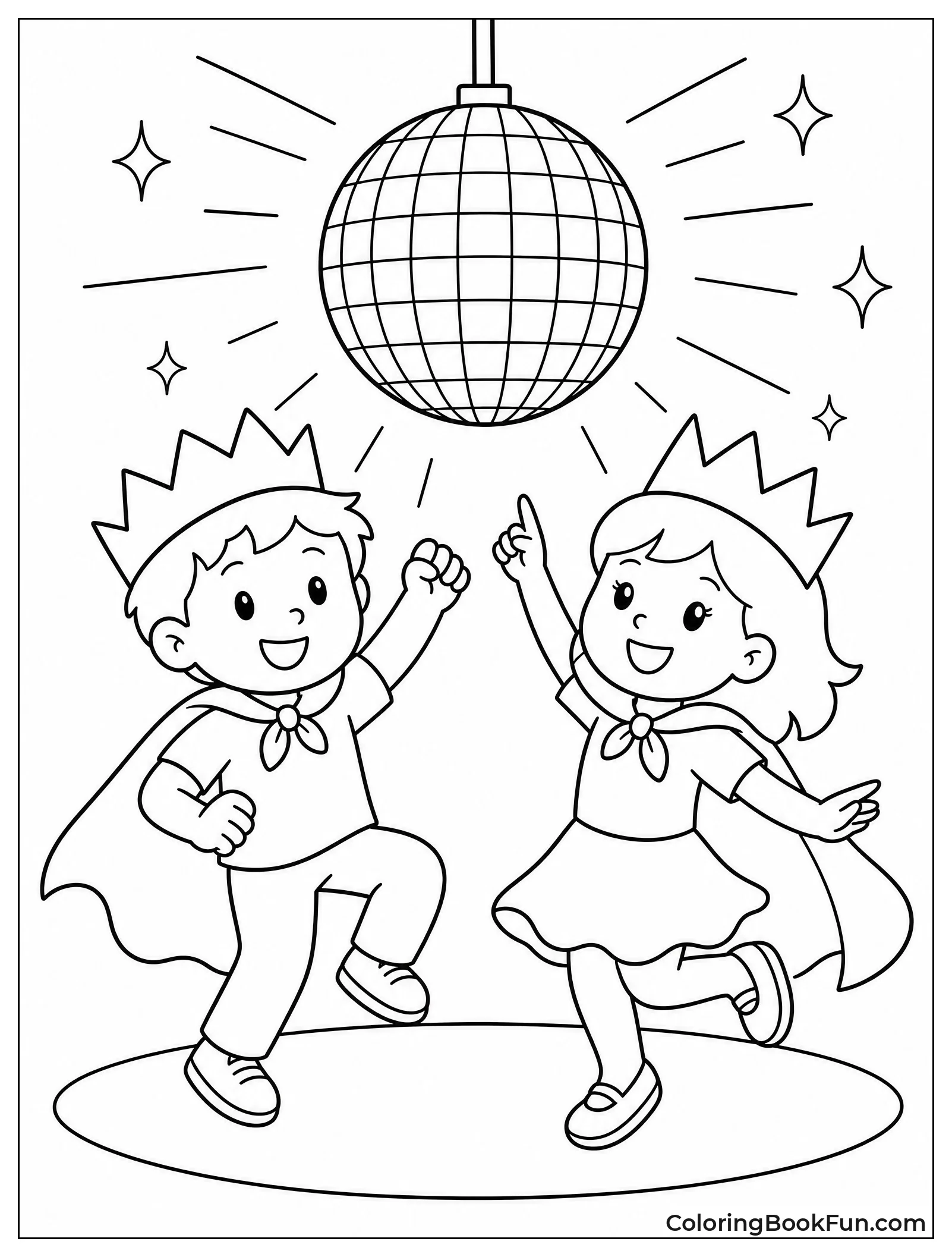 Kids as Disco King Queen