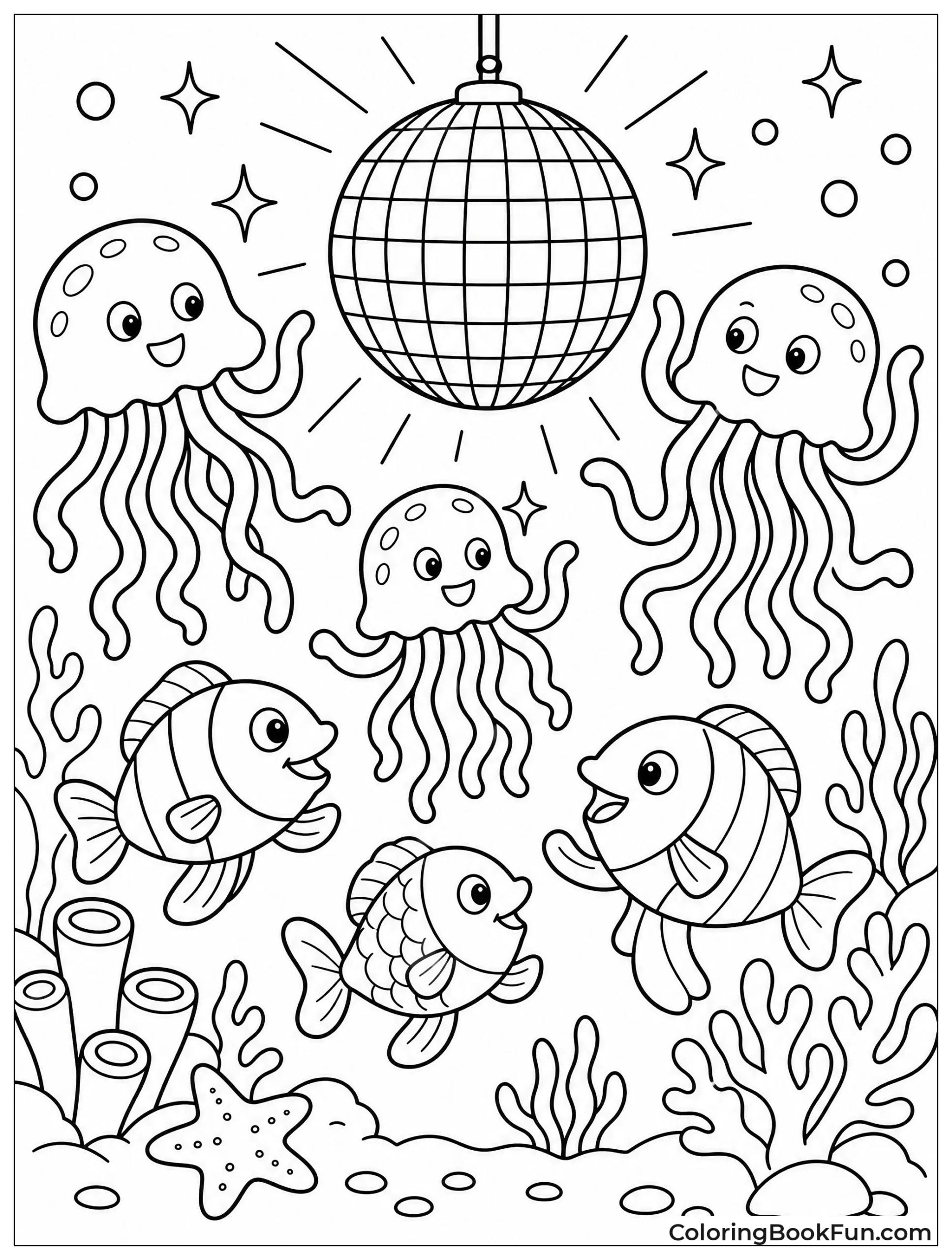 Fish Dancing Around Disco Ball