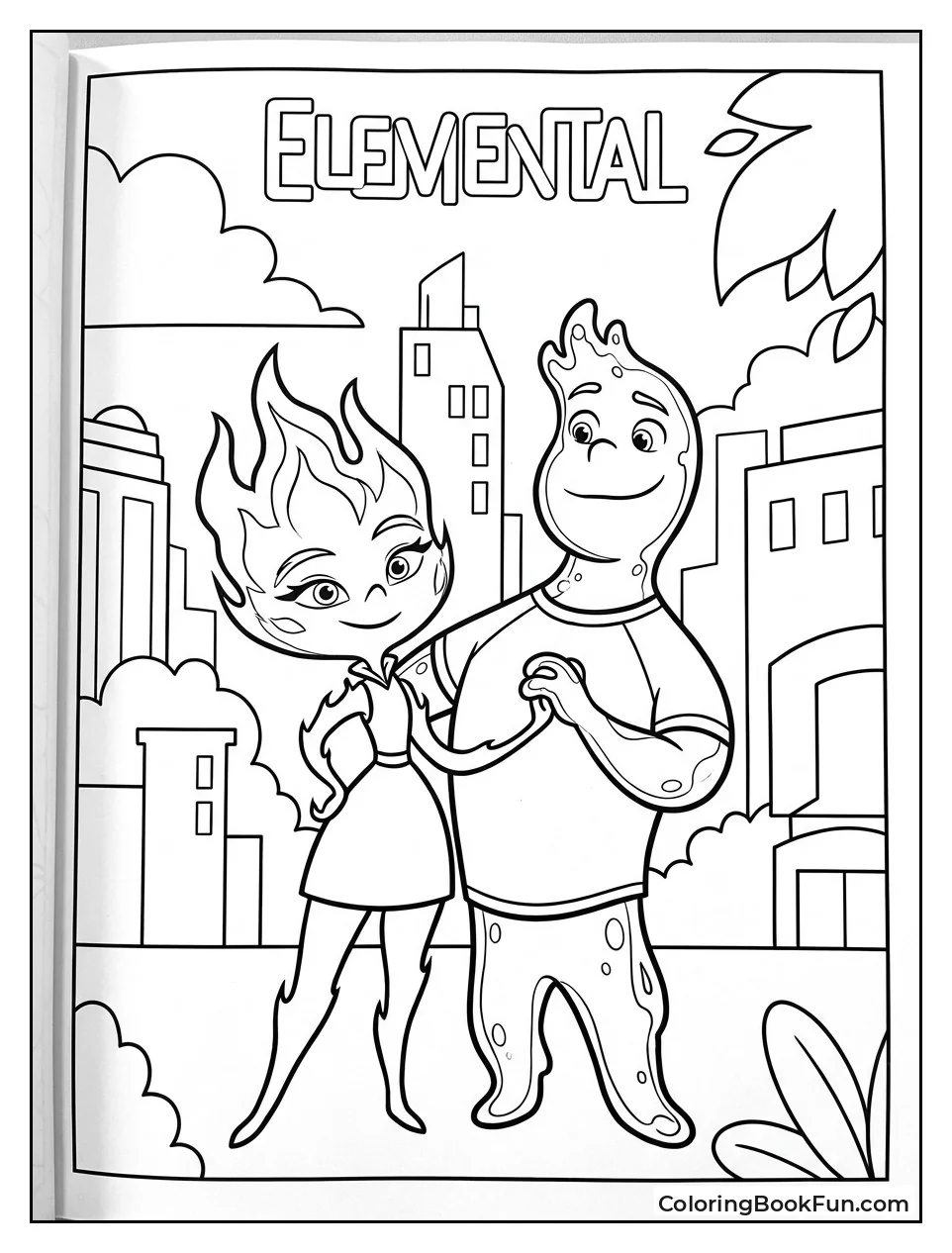 Main Characters from Disney Elemental