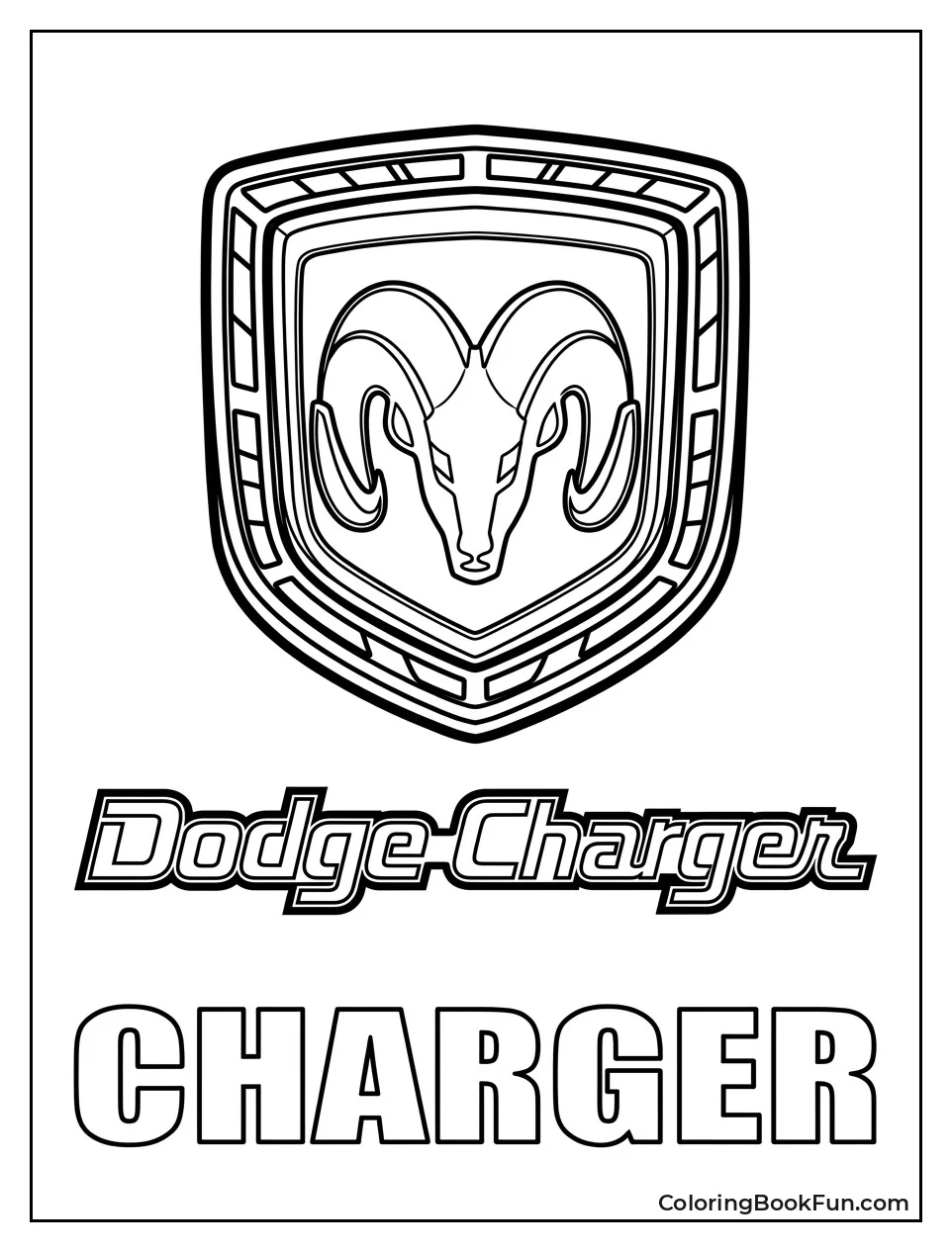 Close Up of Charger Badge