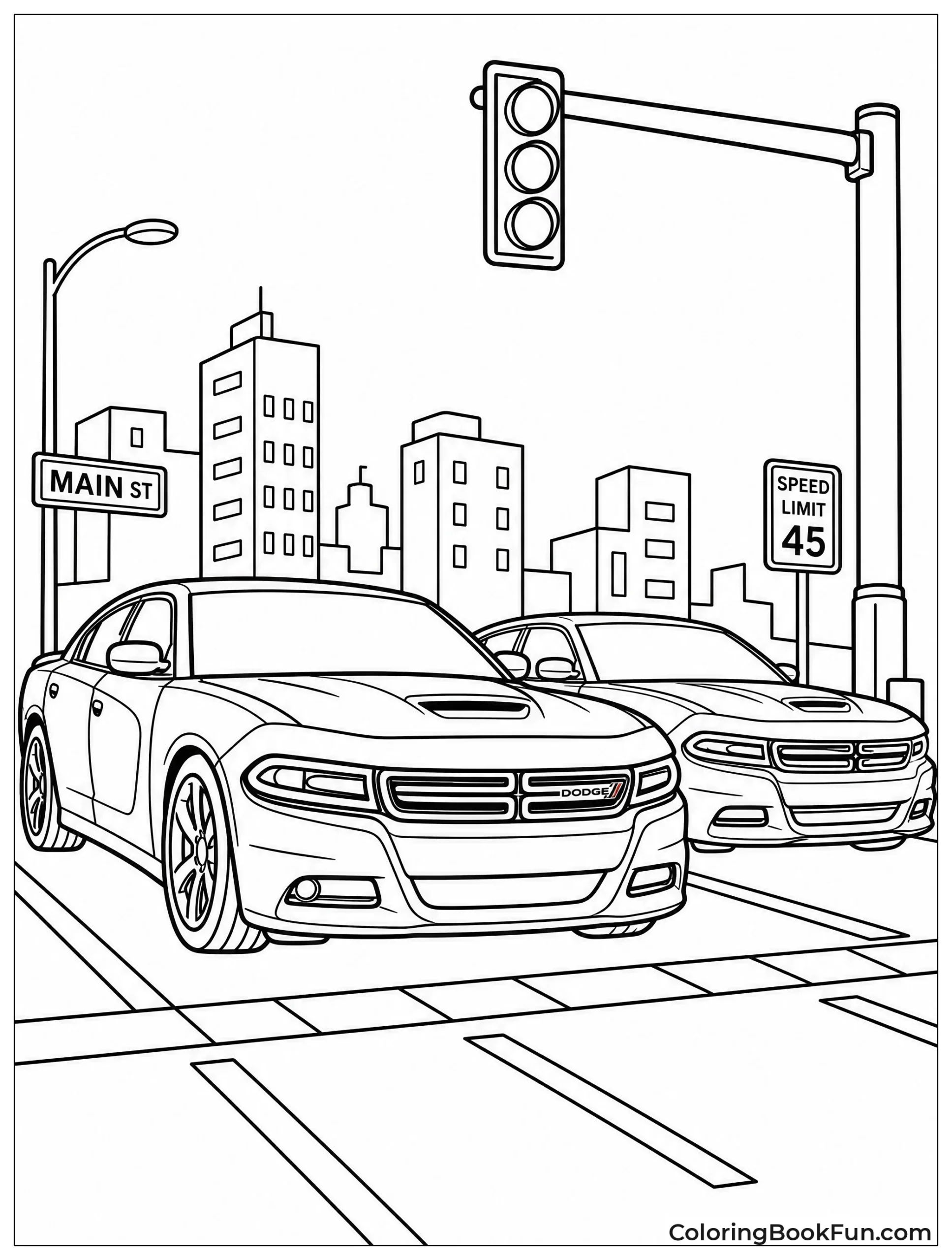 Two Chargers Ready to Race