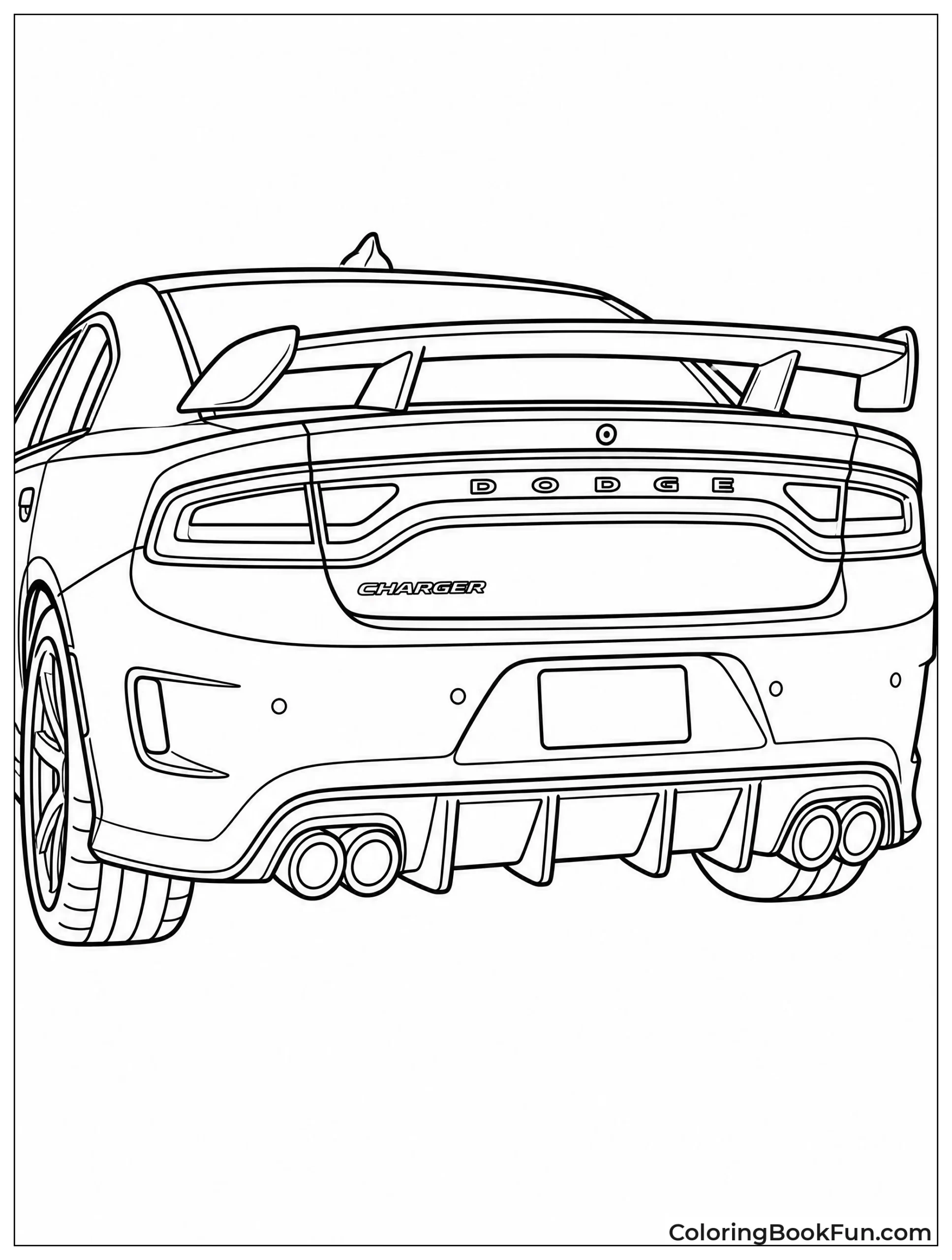 Rear Spoiler and Exhaust