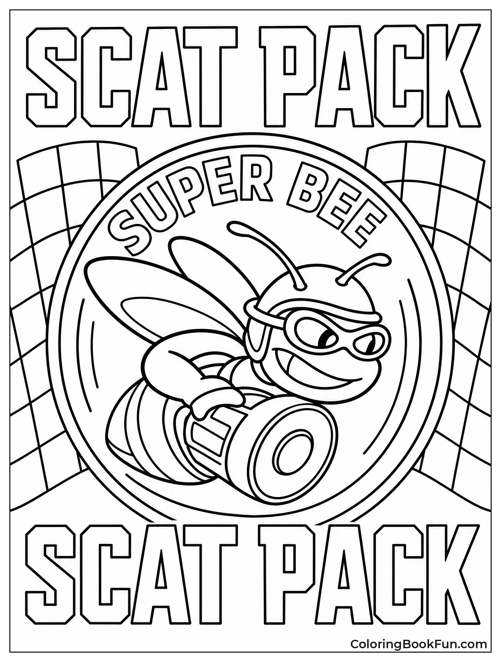 Scat Pack Bee Logo