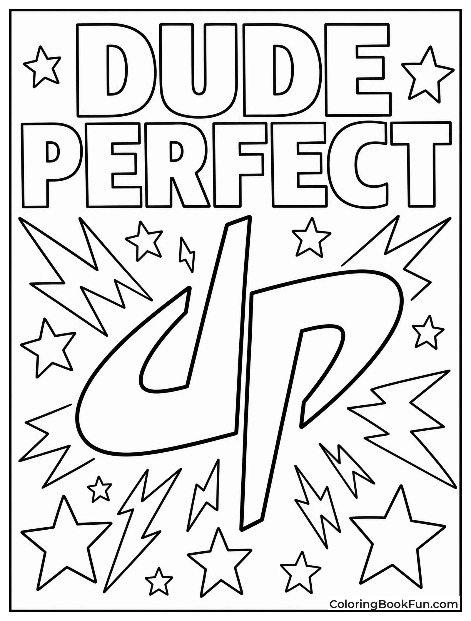 Bold DP Logo with Lightning