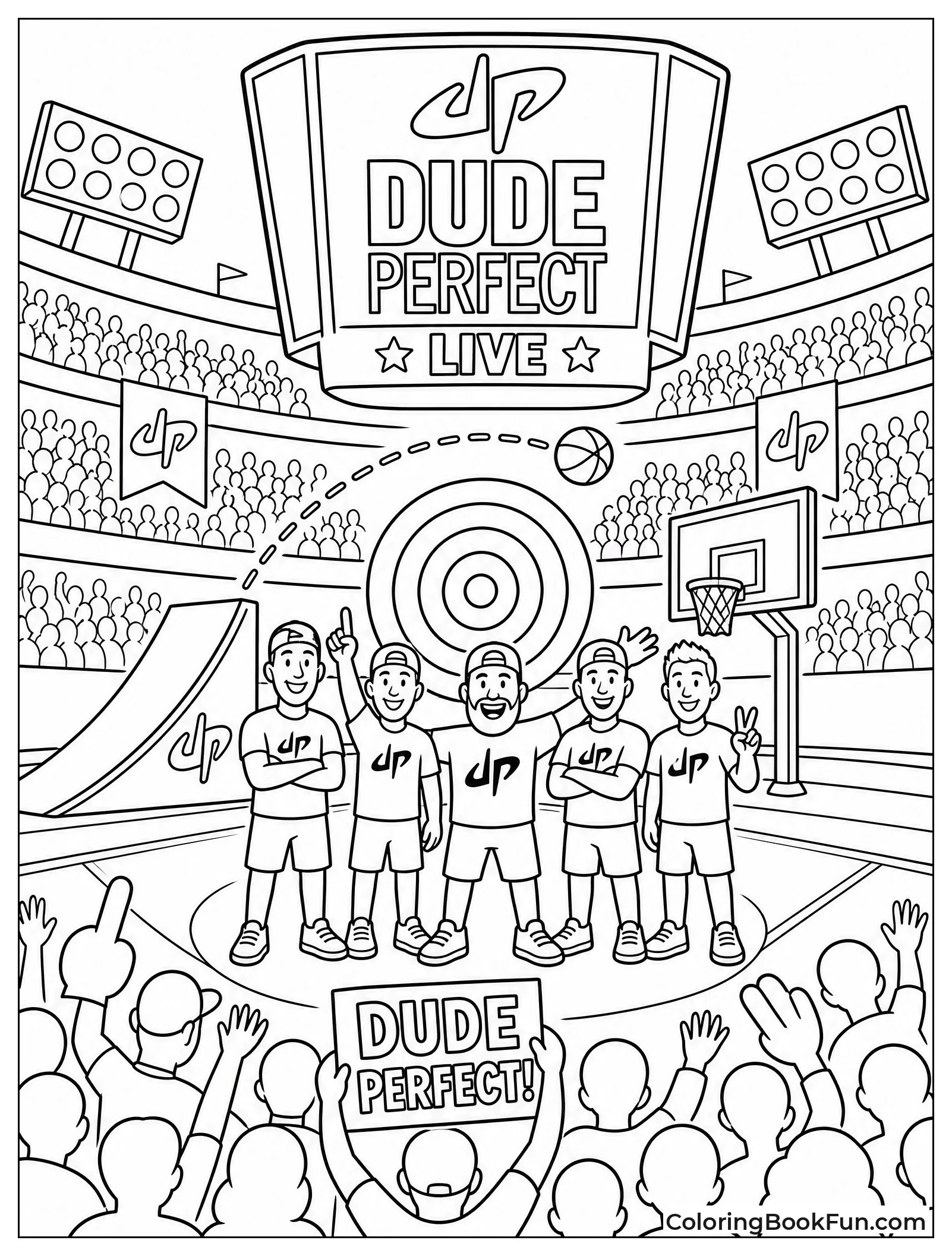 Fans Watch Stadium Trick Shot