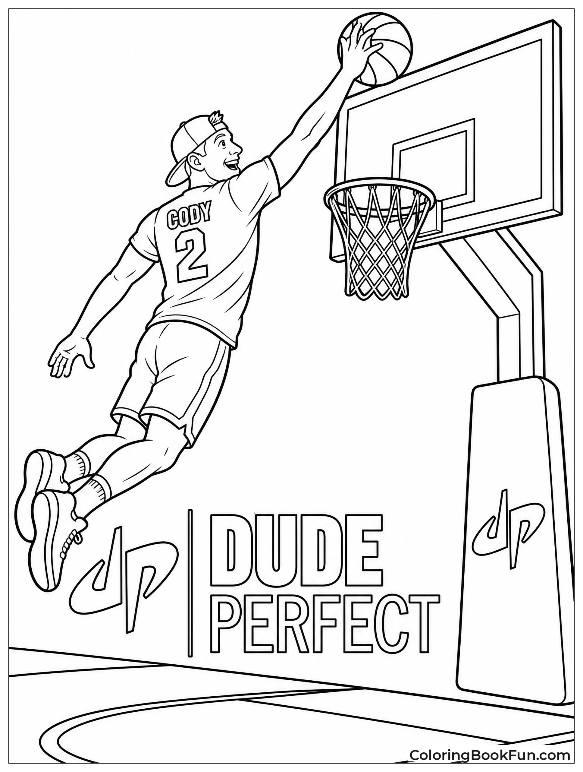 Cody Dunks on Regulation Hoop