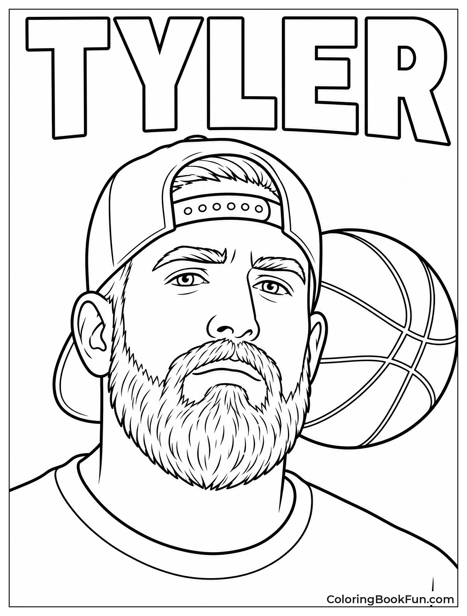Tyler Portrait Shows His Beard