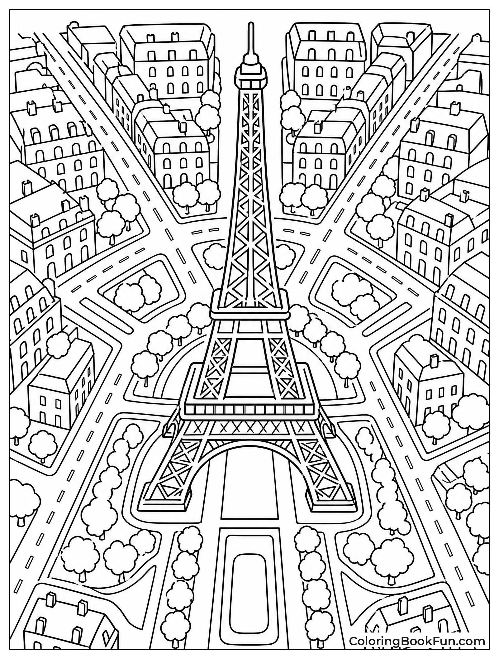 Birds Eye View Of Tower