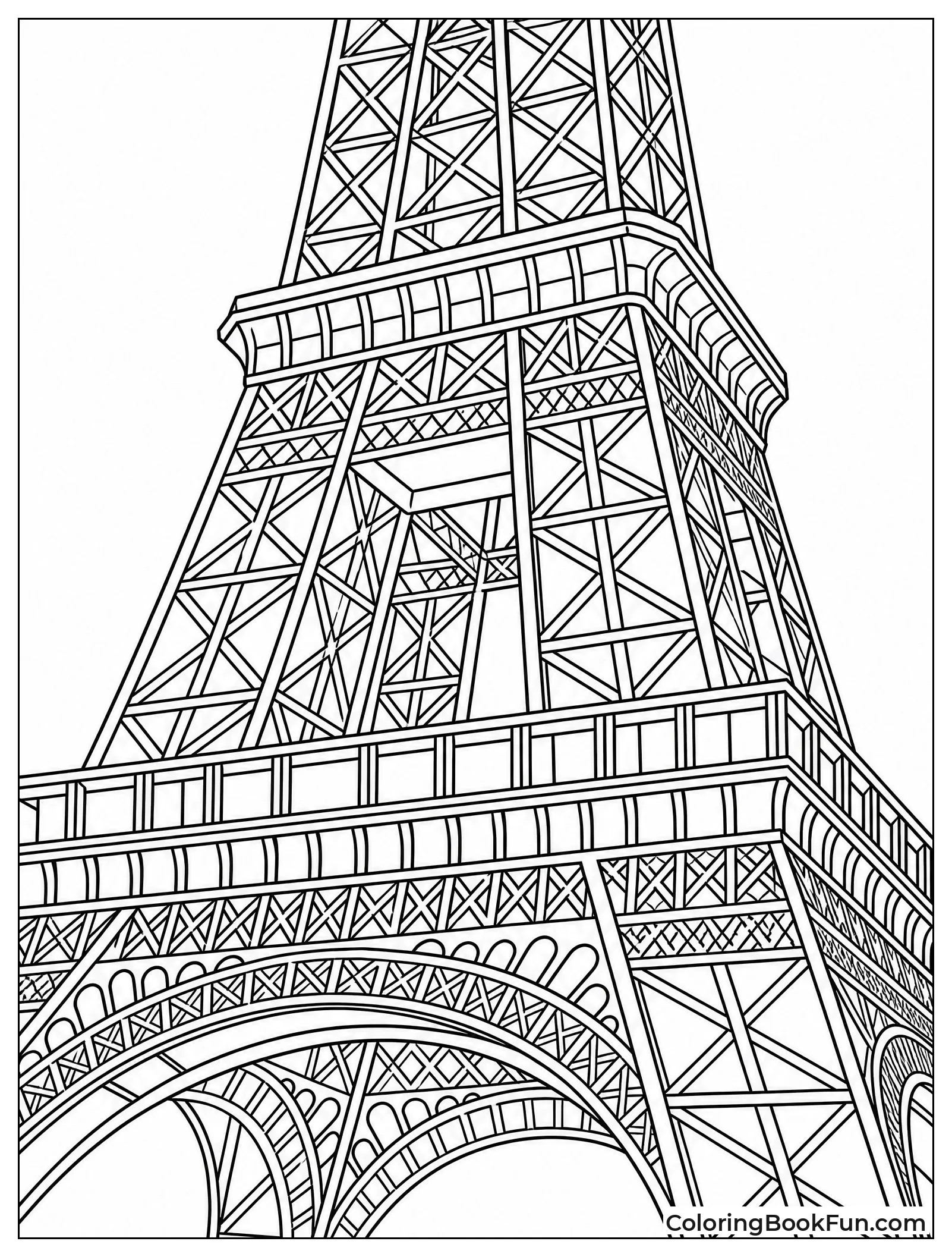 Detailed Lattice Tower Pattern