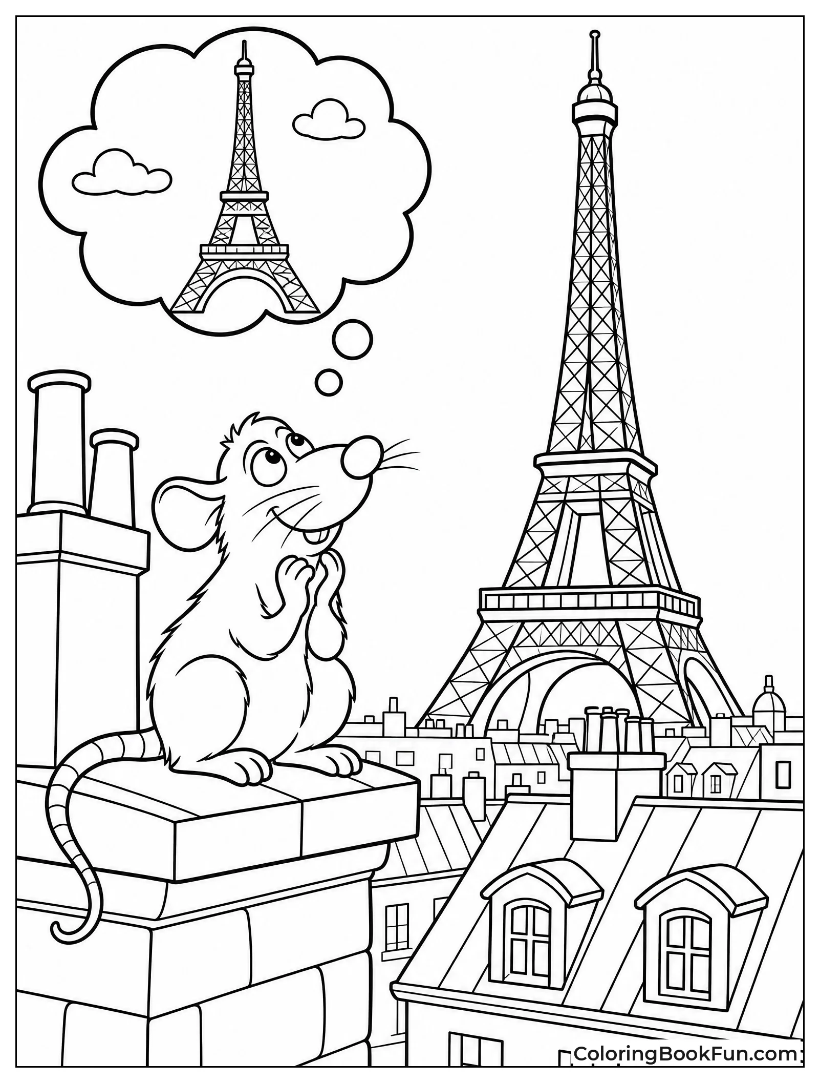 Remy The Rat Watching Tower