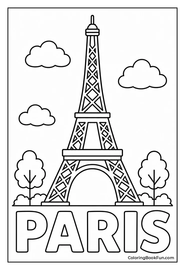 Simple Outline Of Tower