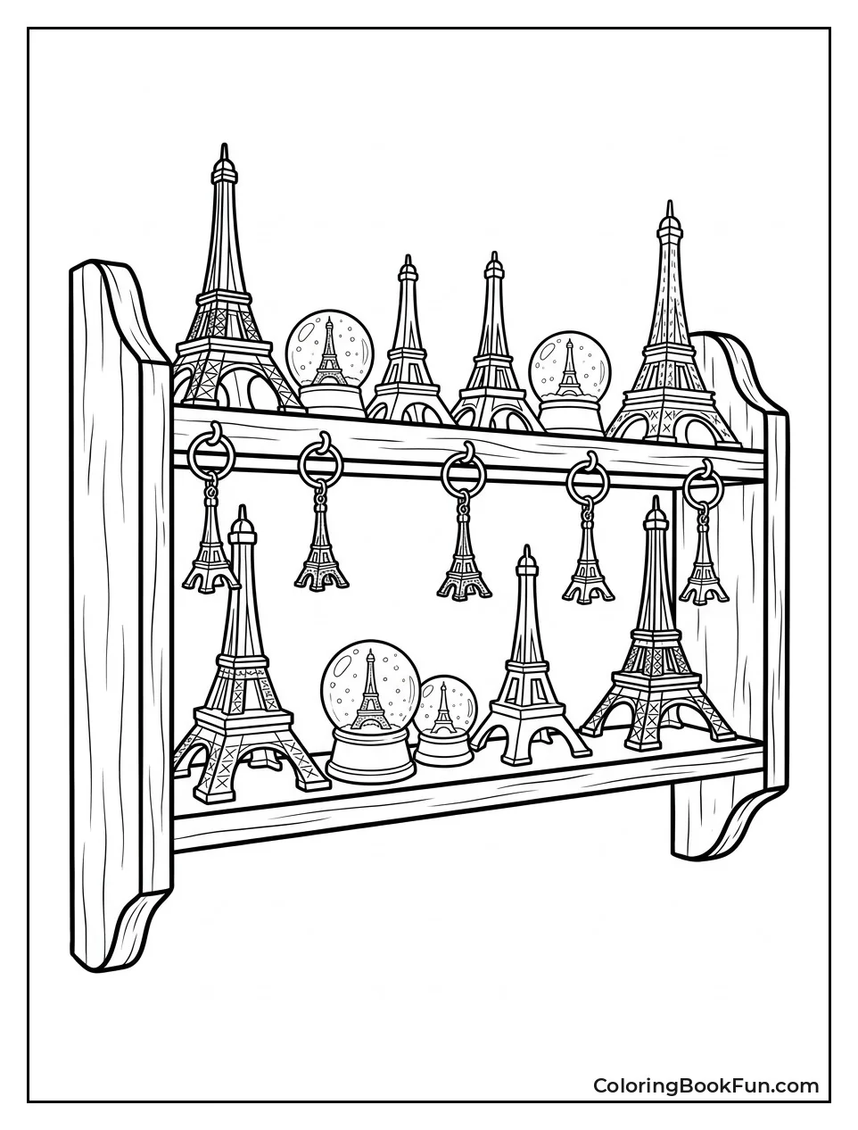 Souvenirs On Shop Shelf