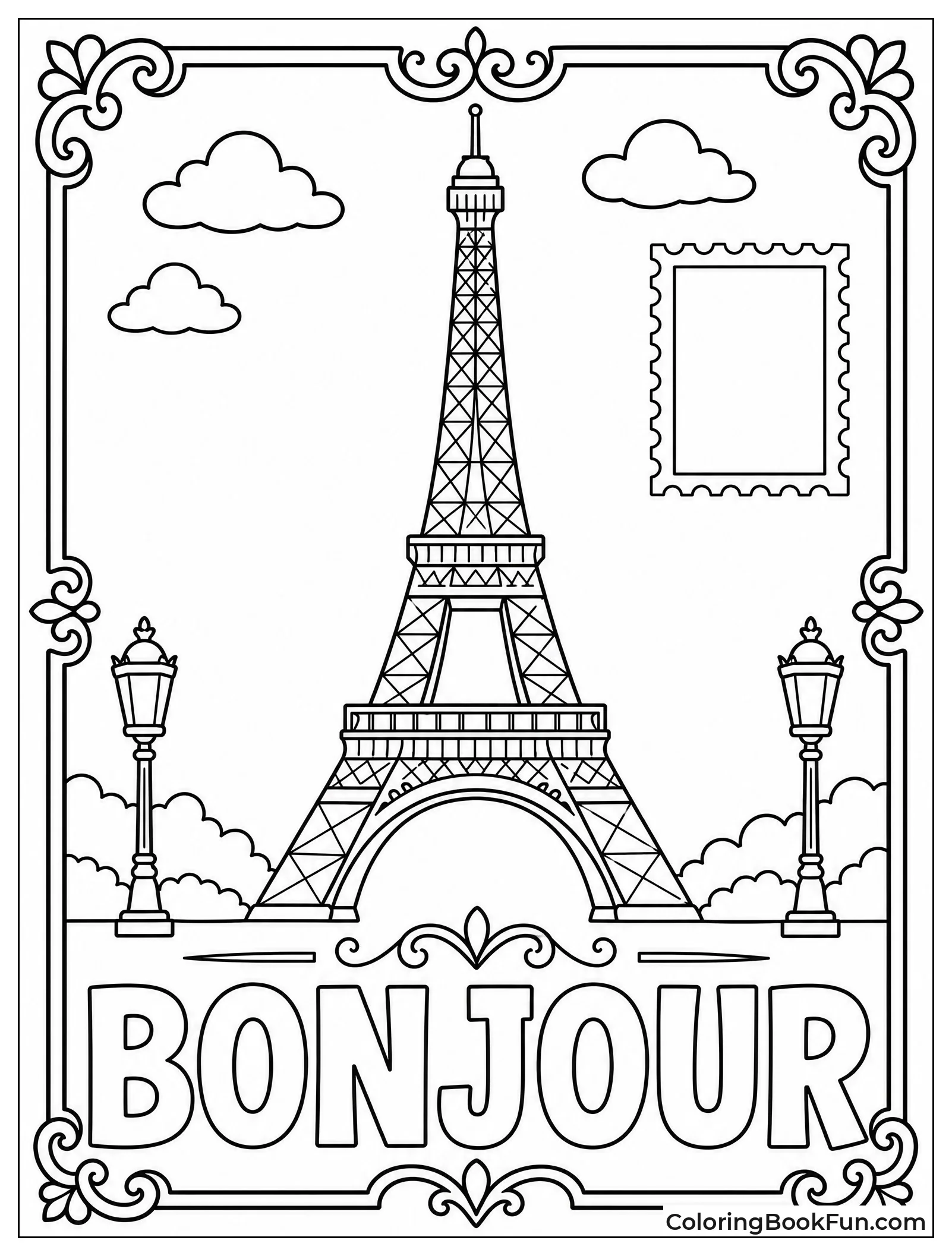 Vintage Postcard Of Tower