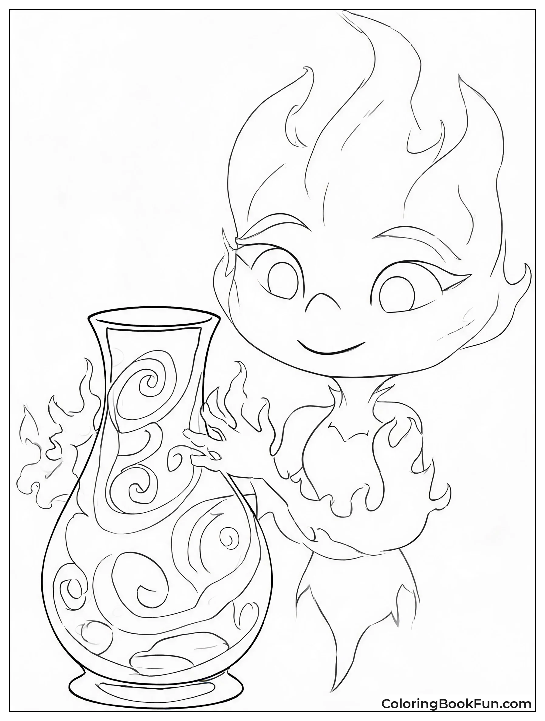 Ember Shapes a Glass Vase
