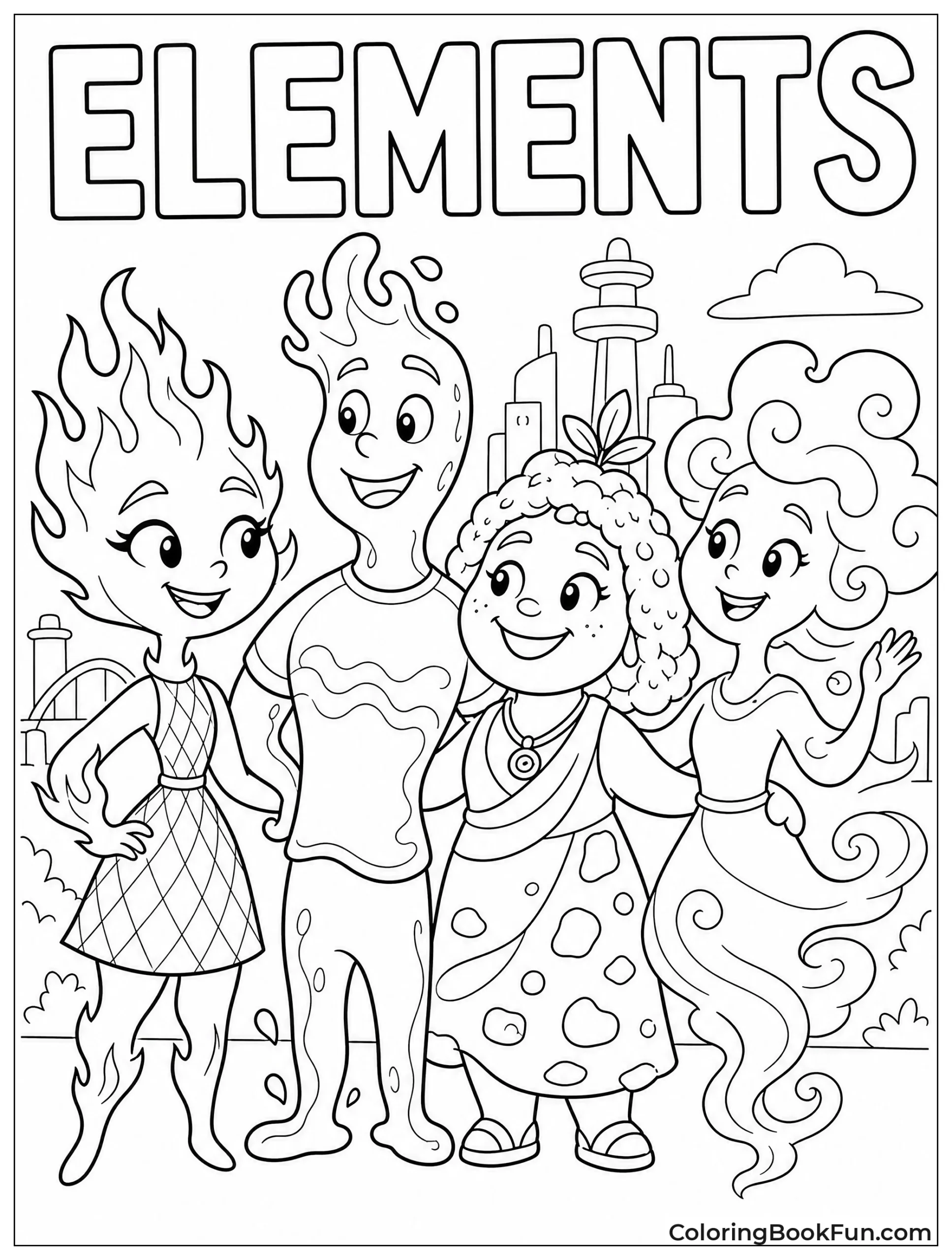 Four Elements Stand in Peace