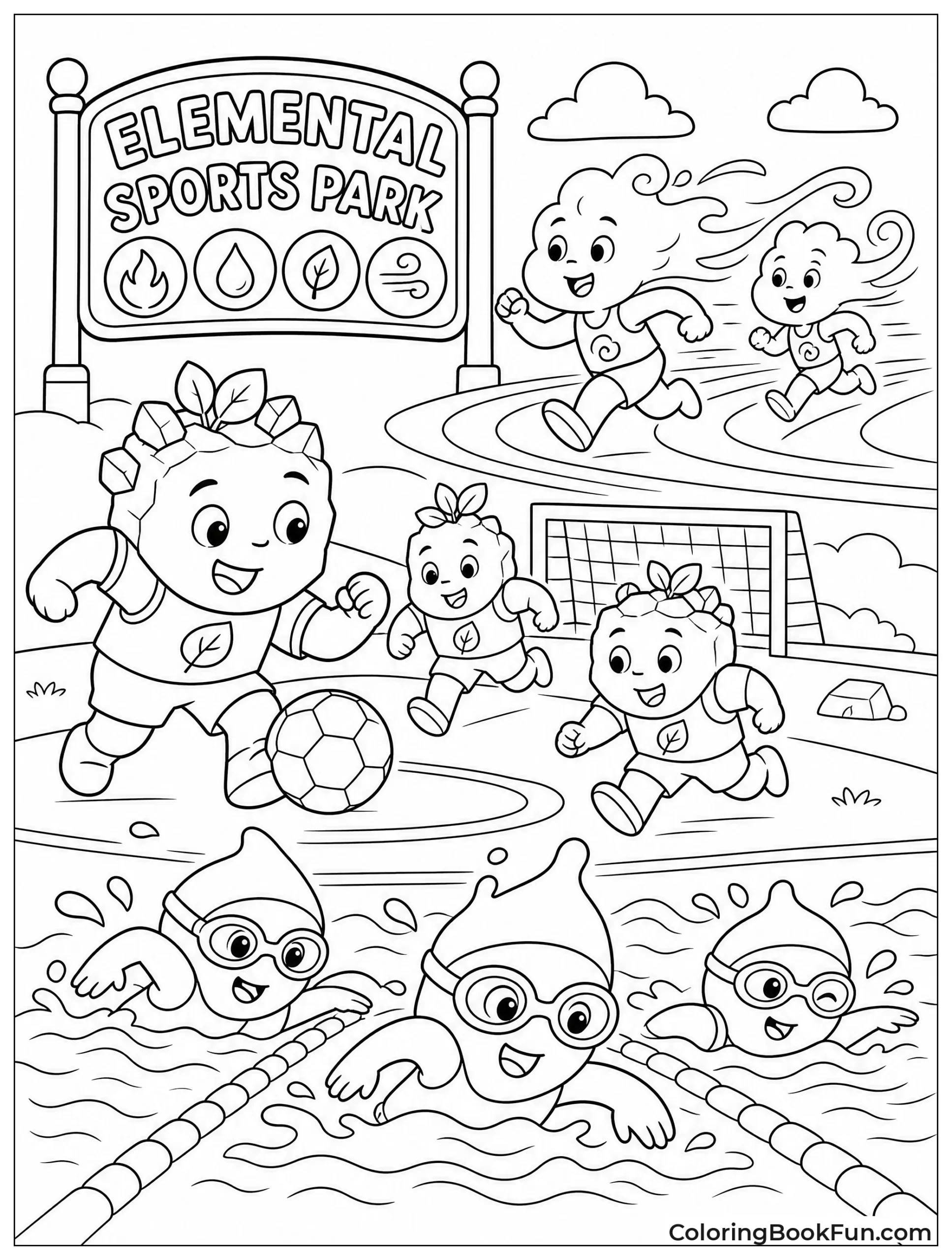 Elements Play Sports All Day