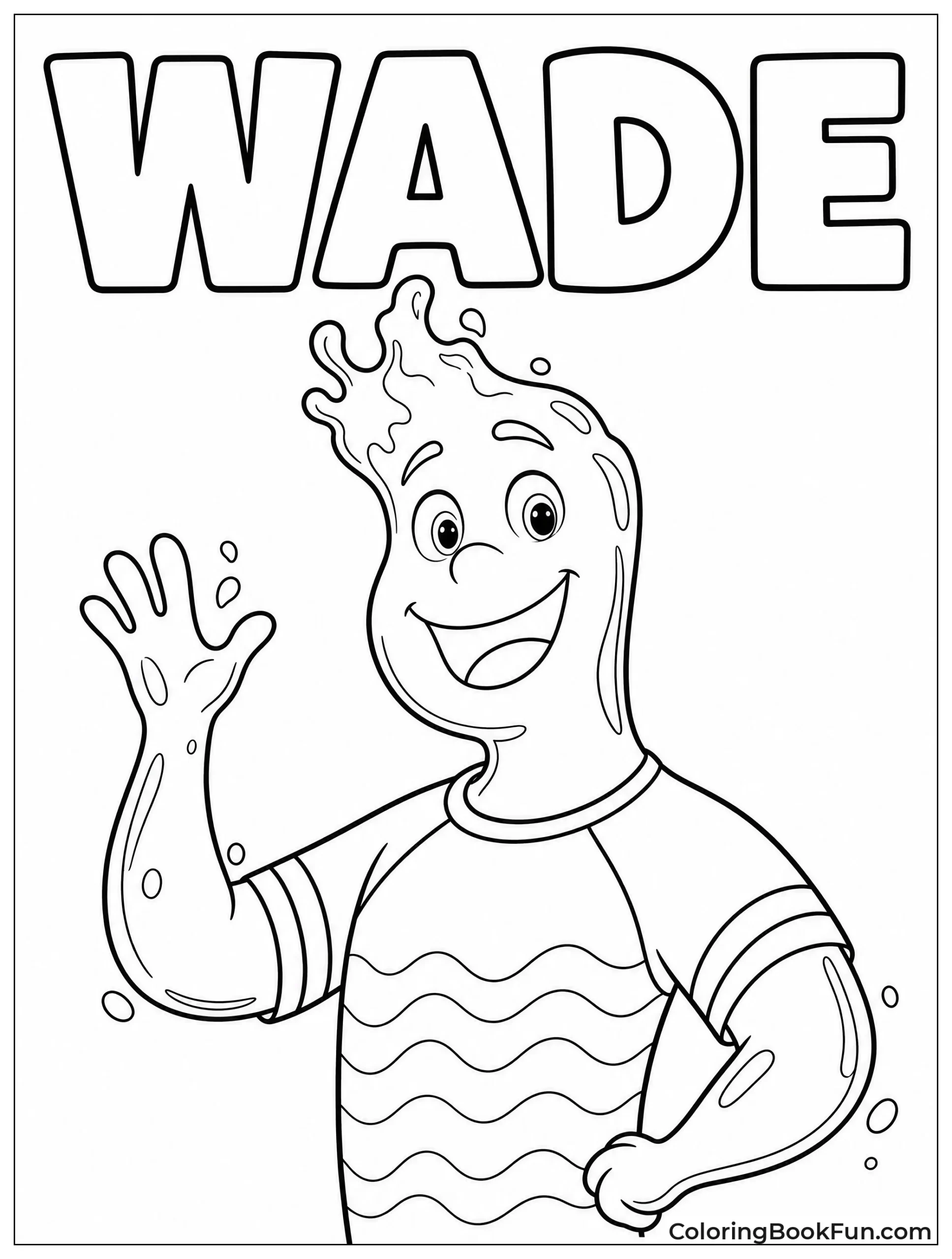 Wade Looks Cheerful and Friendly