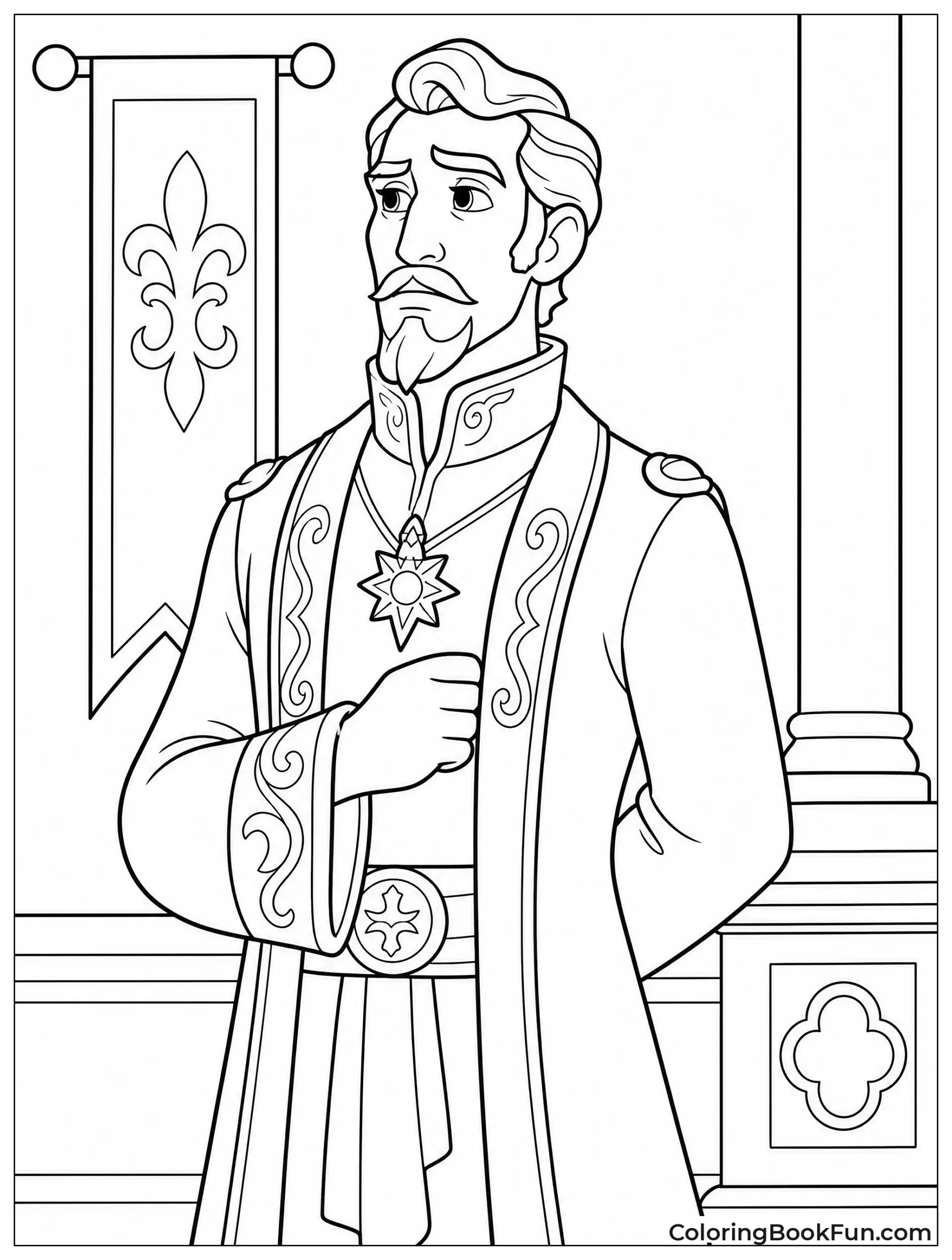 Esteban in Royal Robes