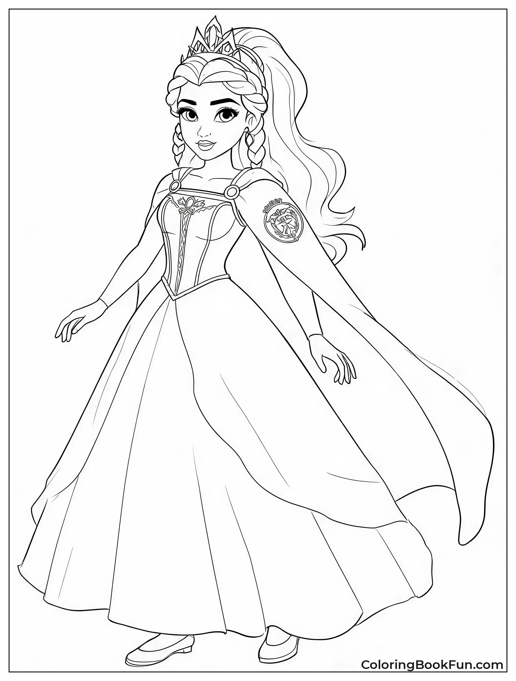 Elena in Coronation Gown