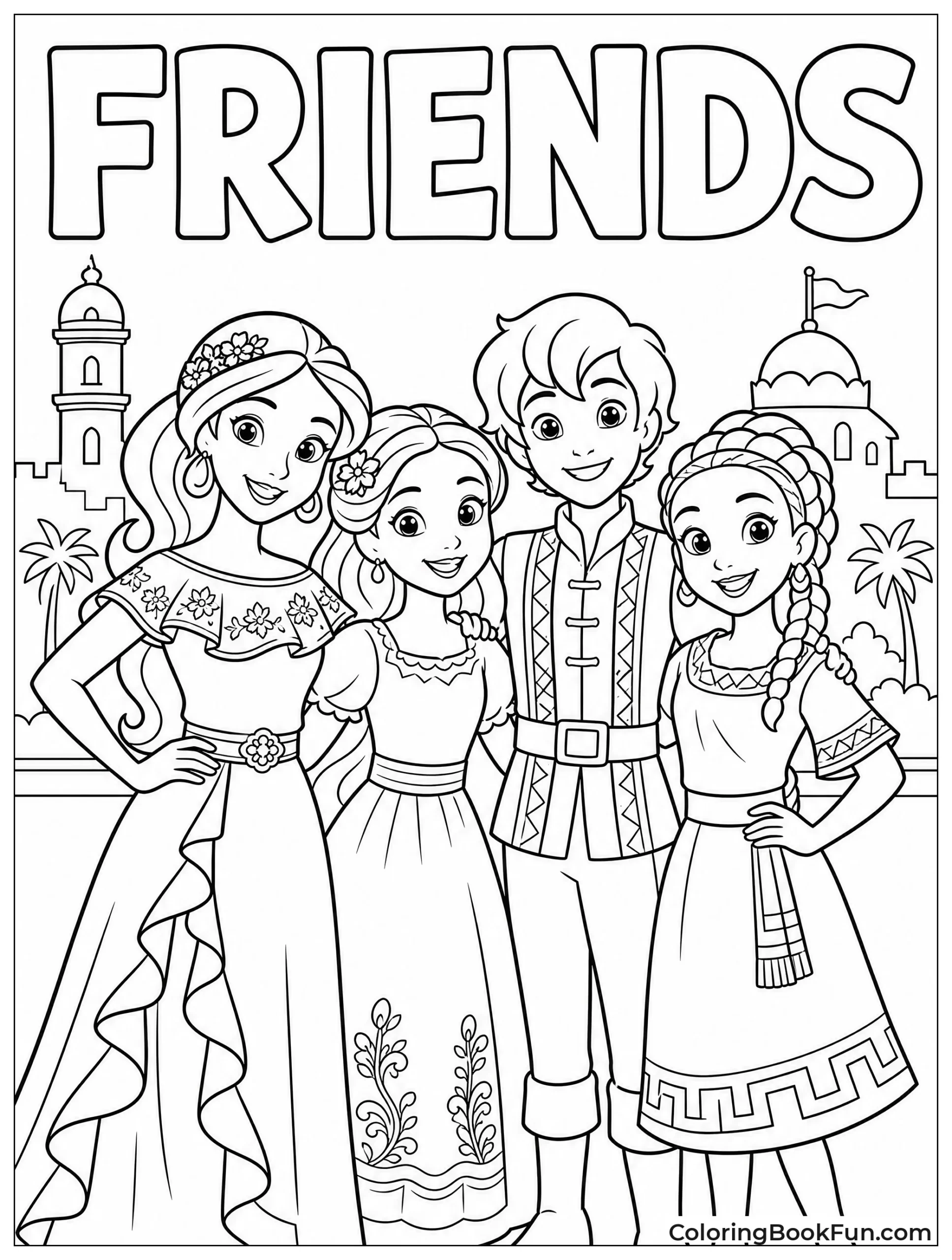 Friends Smiling in Avalor