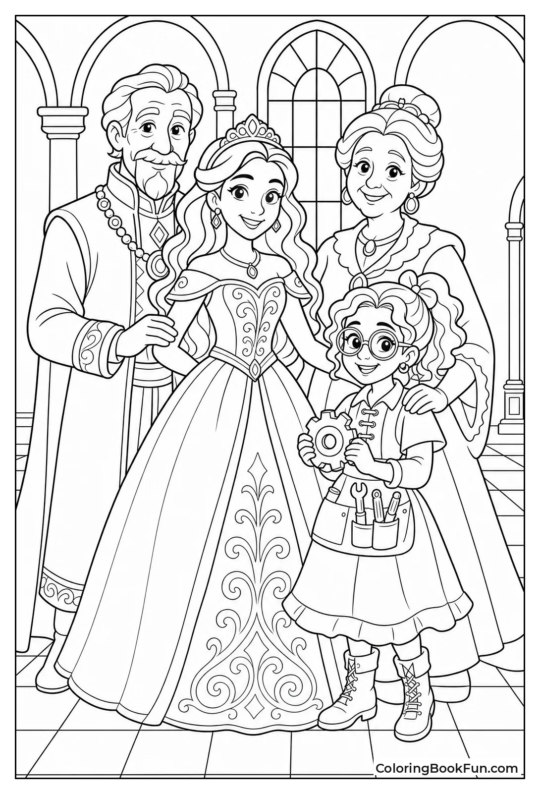 Royal Family in the Palace