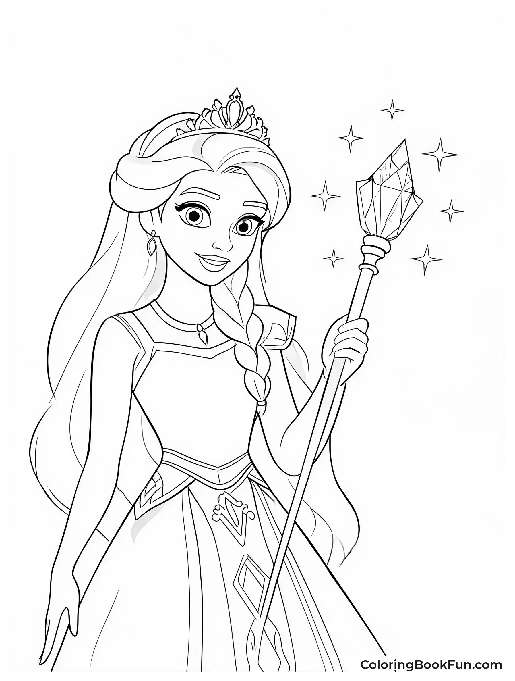 Scepter of Light Glowing Brightly