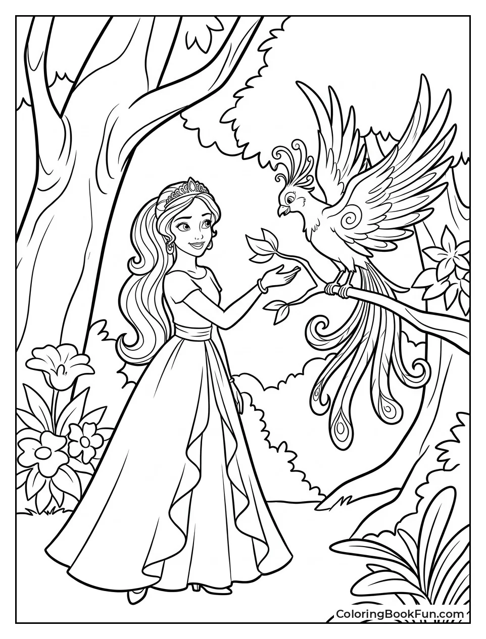 Elena Helping a Sunbird