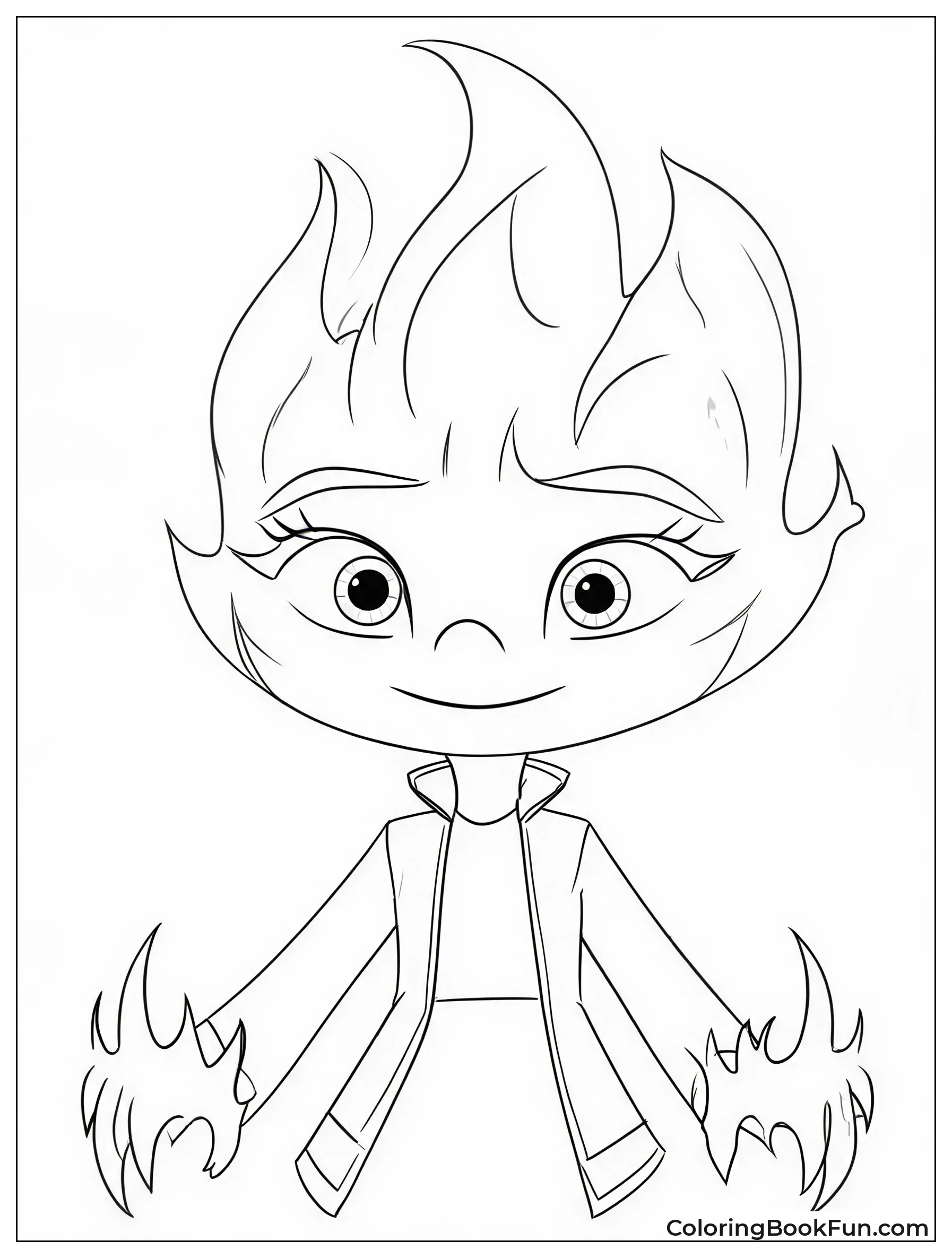 Ember from Pixar Elemental Film
