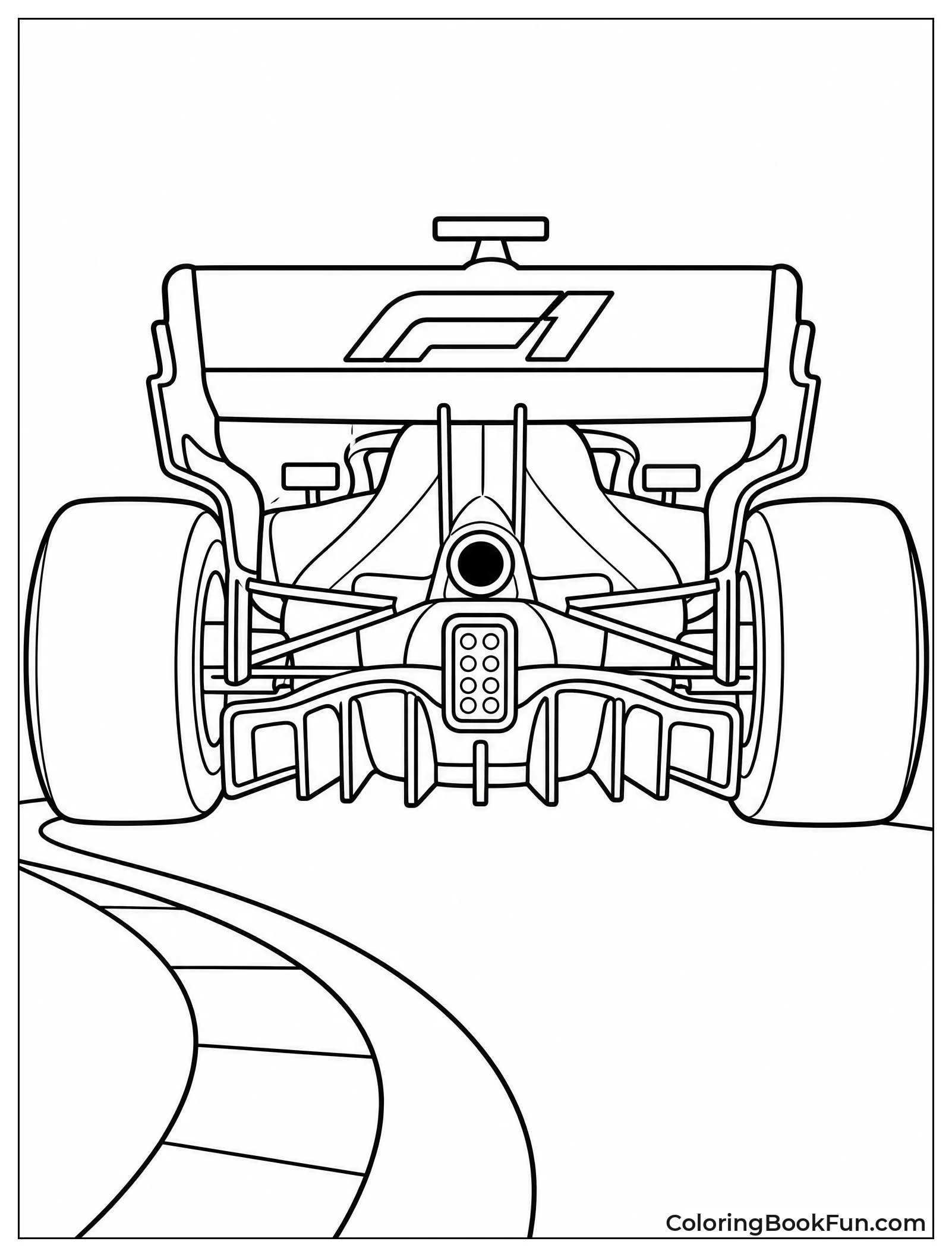 Rear View of F1 Speedster Wings