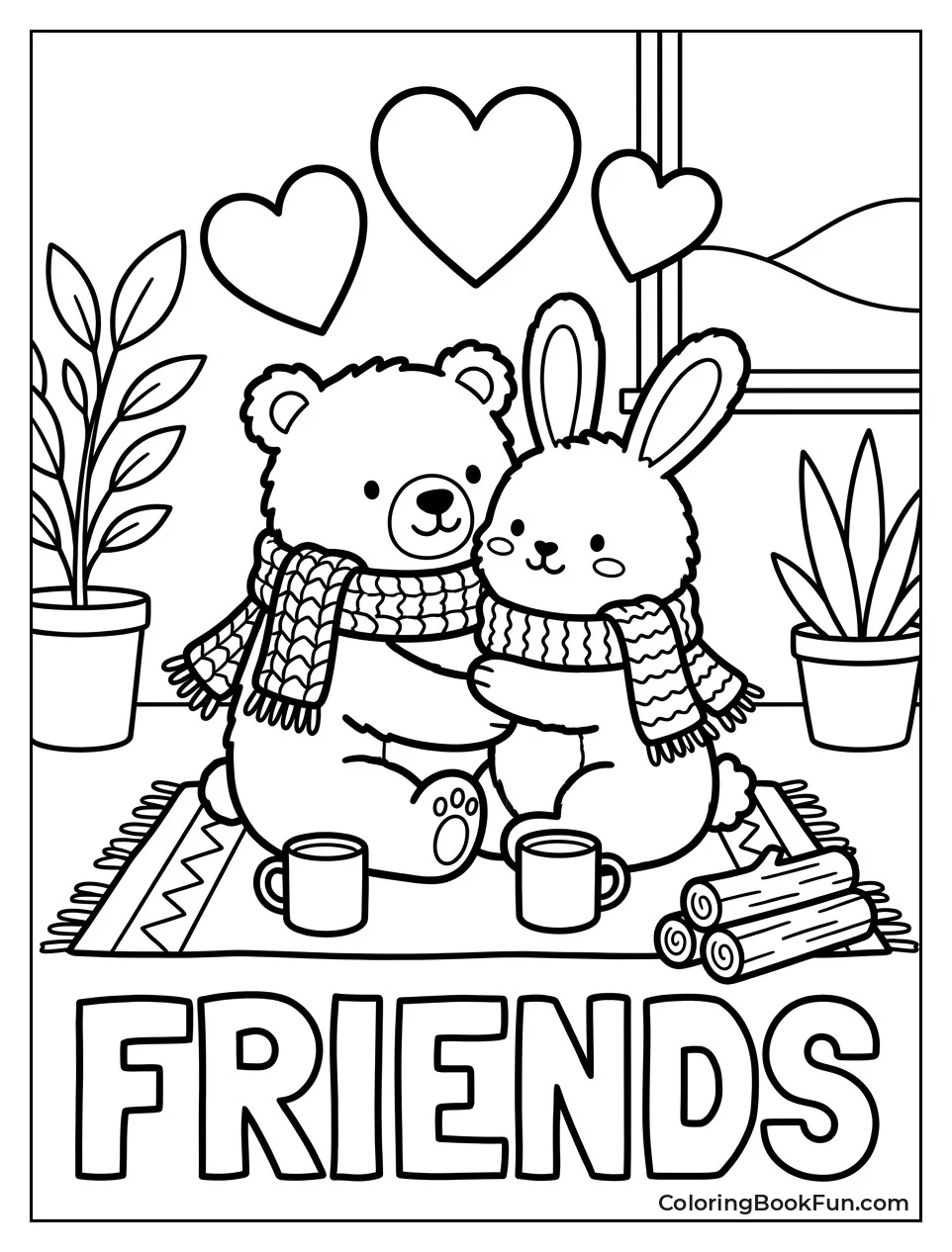 Bear and Bunny Hug