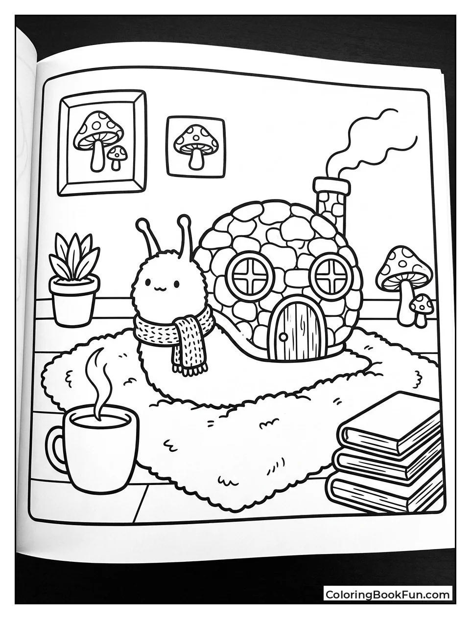 Snail Carries Tiny House