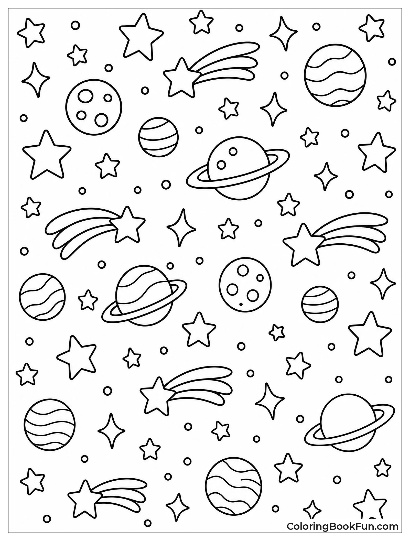 Pattern of Stars and Planets