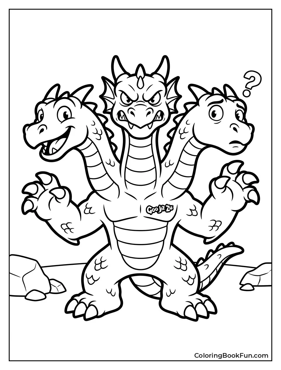 Hydra Showing Three Different Faces