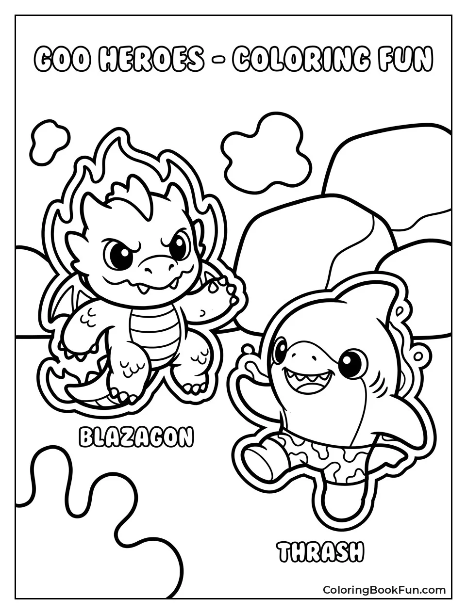 Cute Chibi Heroes with Big Eyes