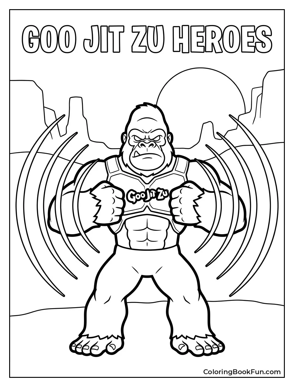 Silverback Beating His Chest Loudly