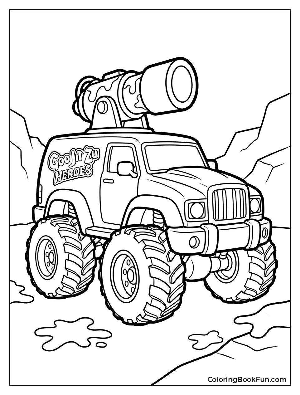 Goo Mobile with Big Tires