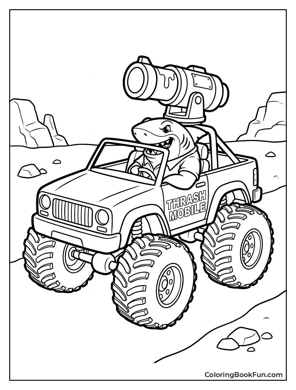 Thrash Racing His Goo Mobile