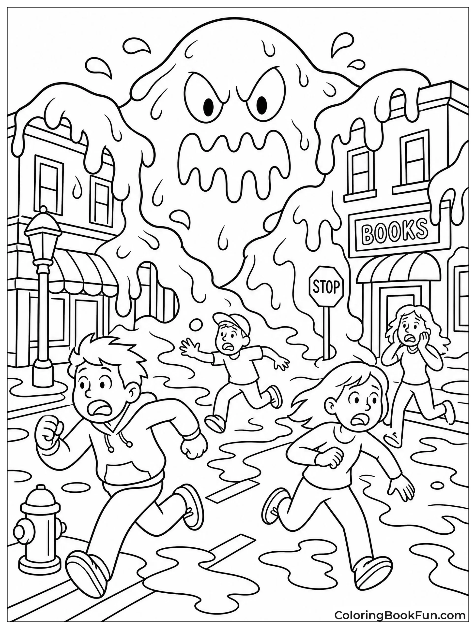 Giant Blob Eats the Town