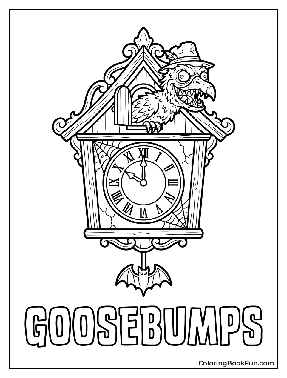 Monster Bird Pops from Clock