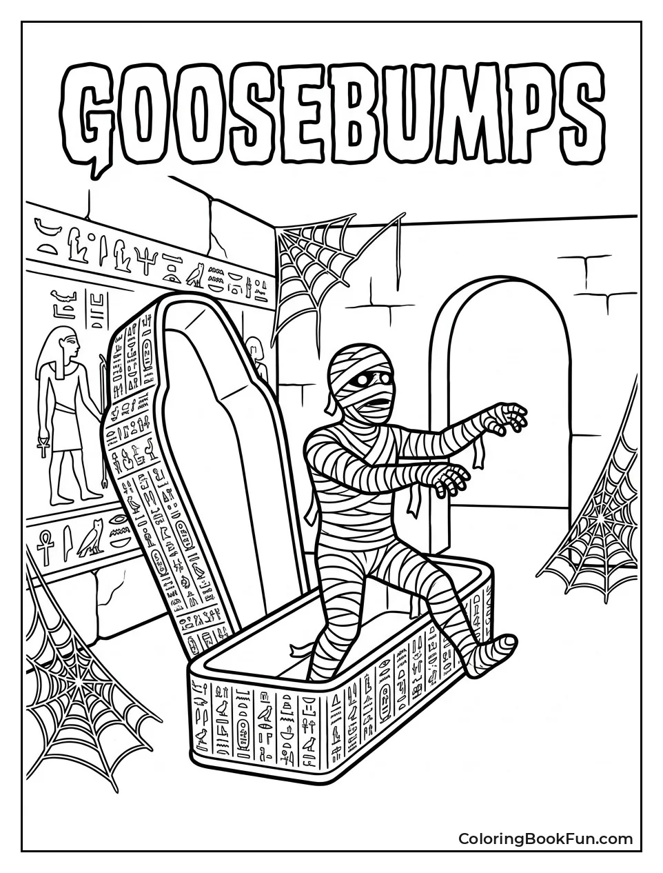 Mummy Steps from Sarcophagus