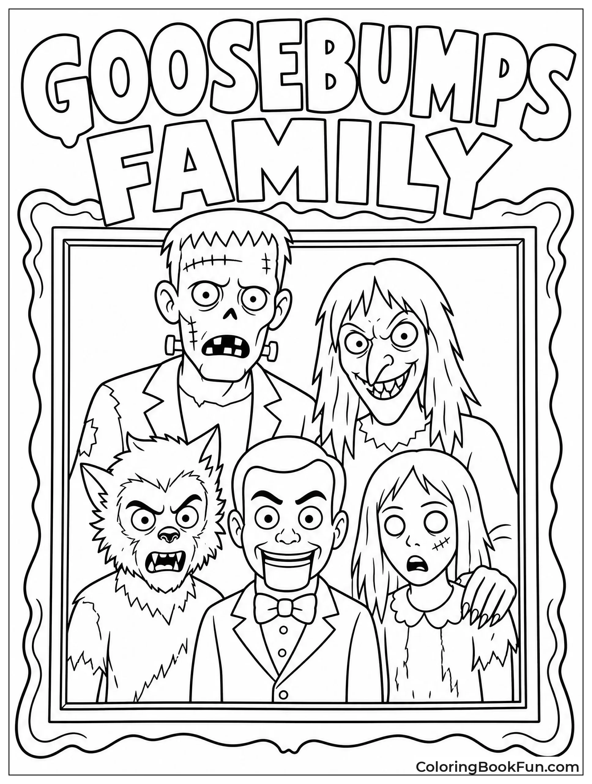 Family Turns into Spooky Monsters