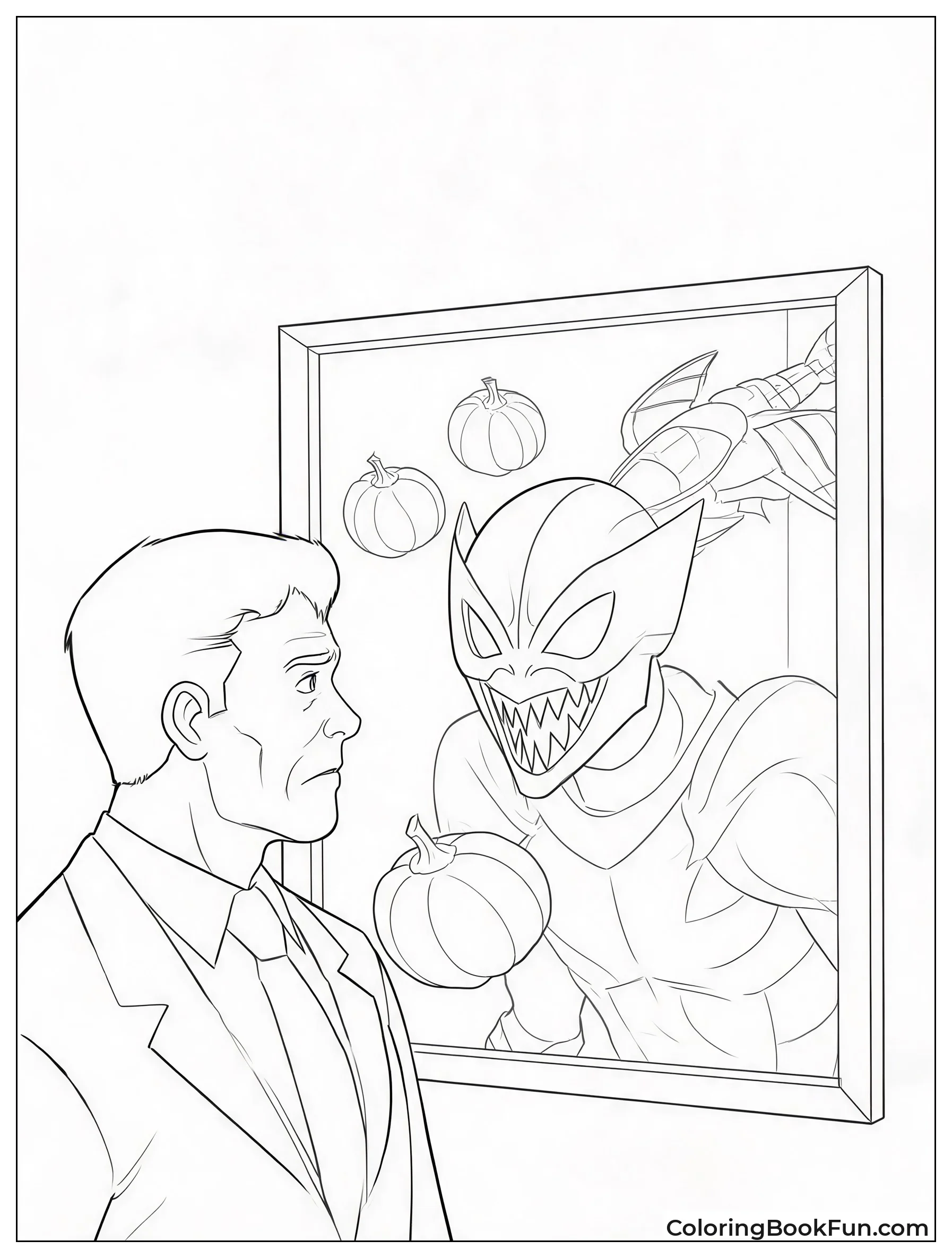 Norman Seeing Goblin In Mirror