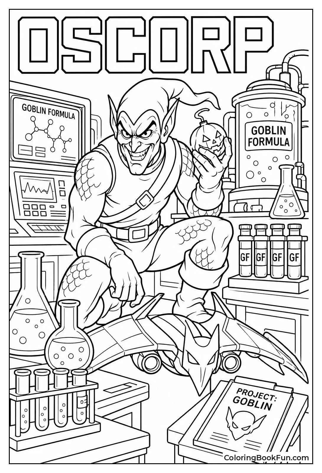 Lab With Goblin Formula Vials
