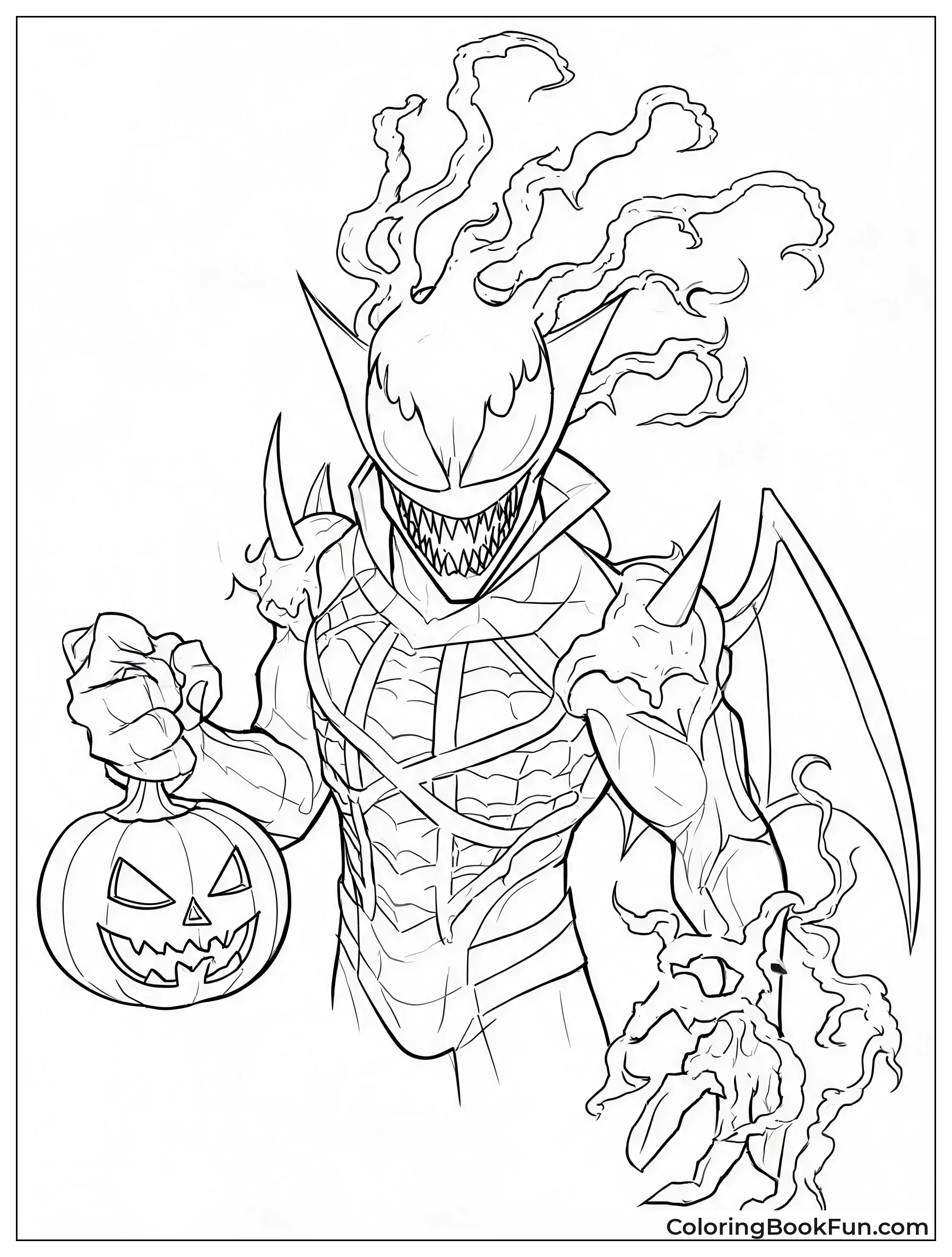 Red Goblin Merged With Symbiote