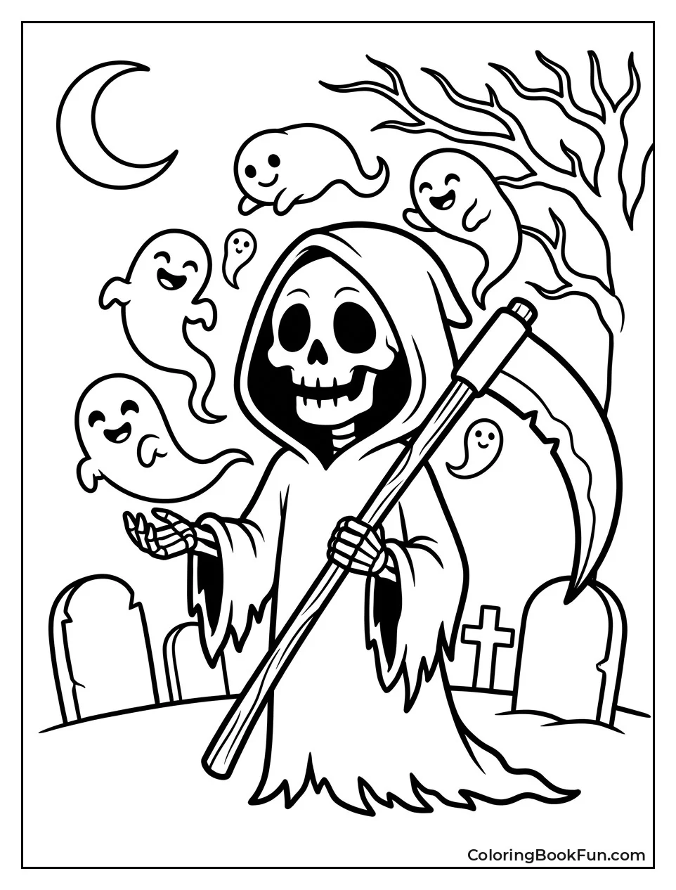 Ghosts Swirling Around Reaper Head