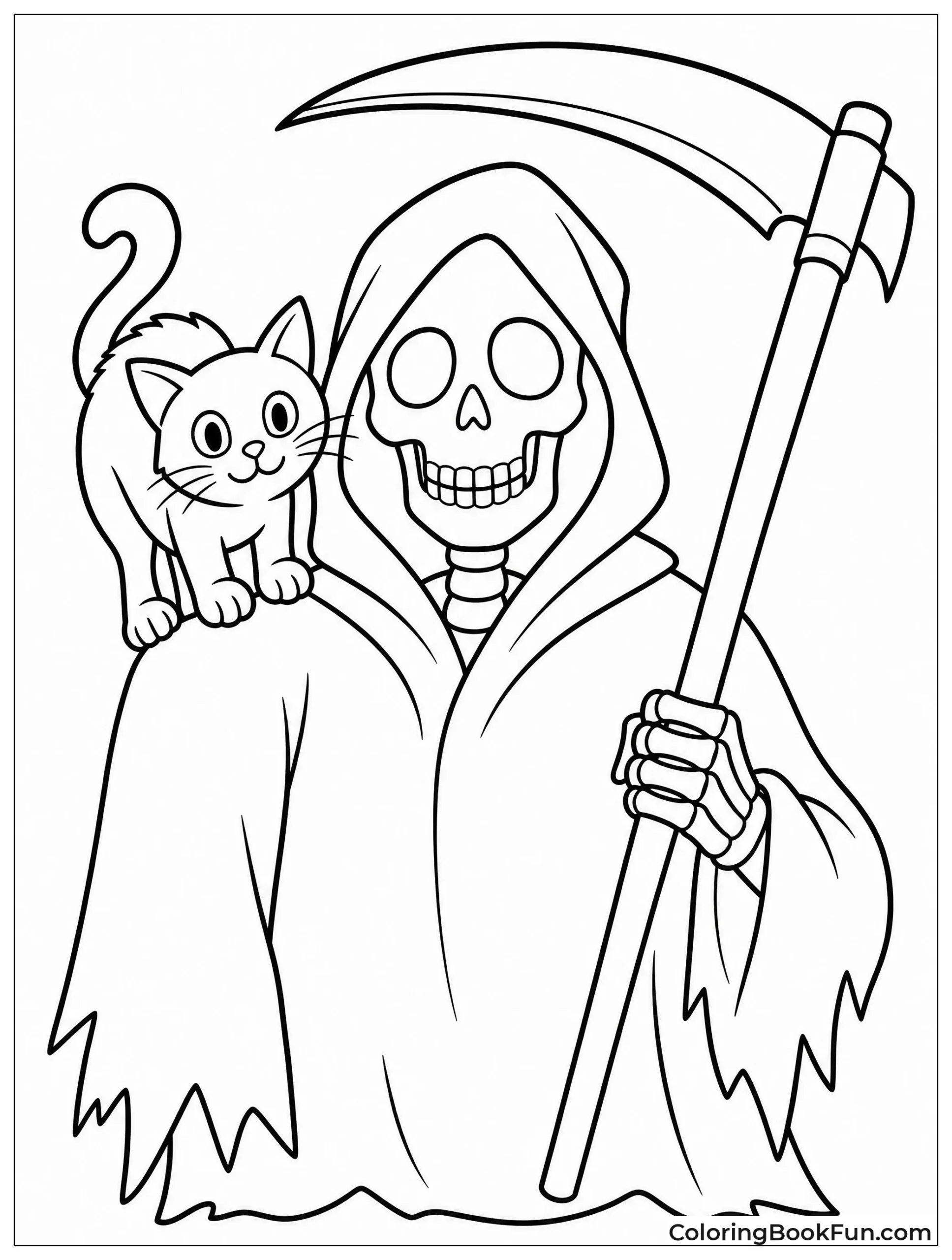 Black Cat on Reaper Shoulder